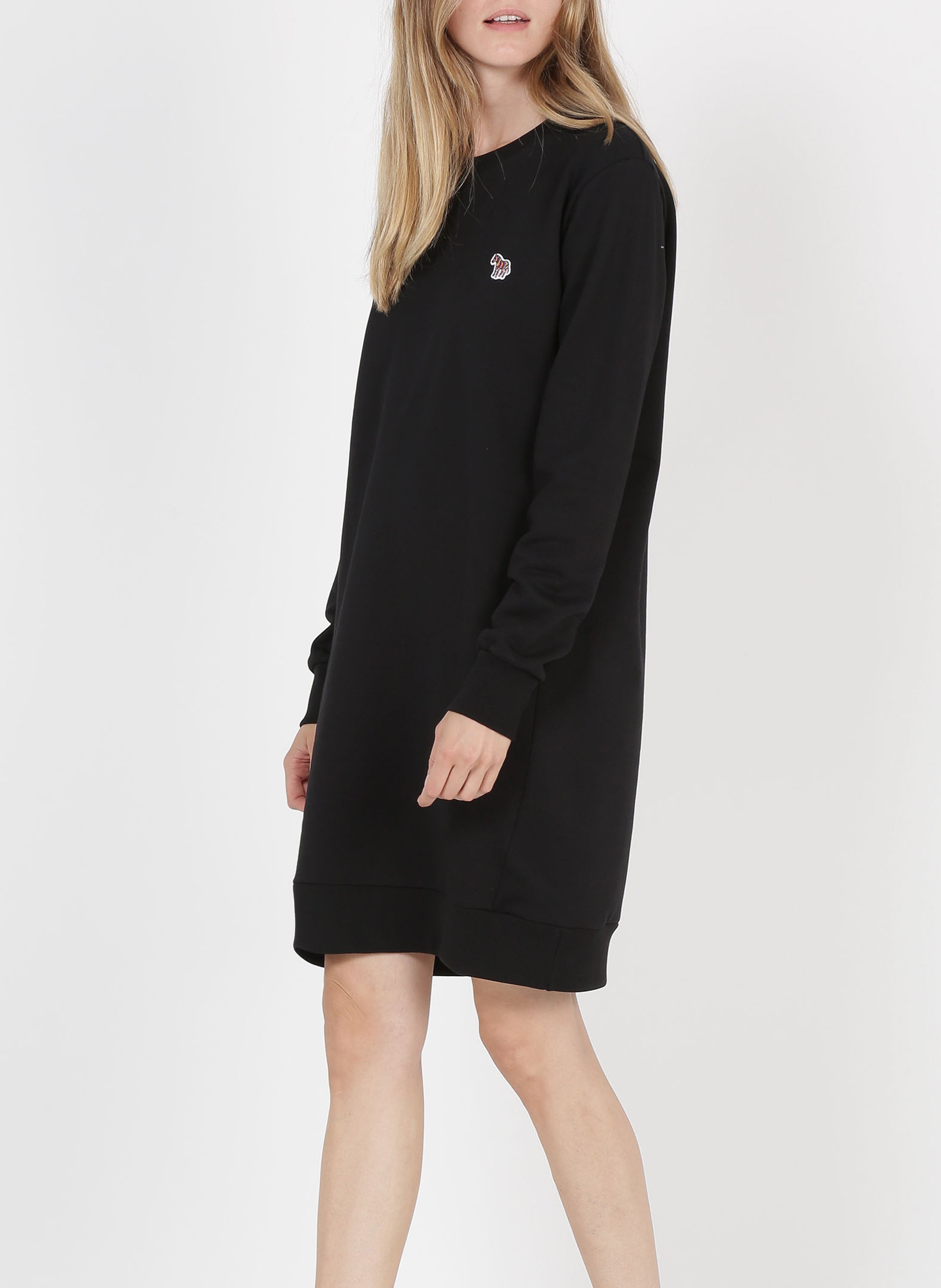 Organic cotton sweatshirt dress PAUL SMITH Black