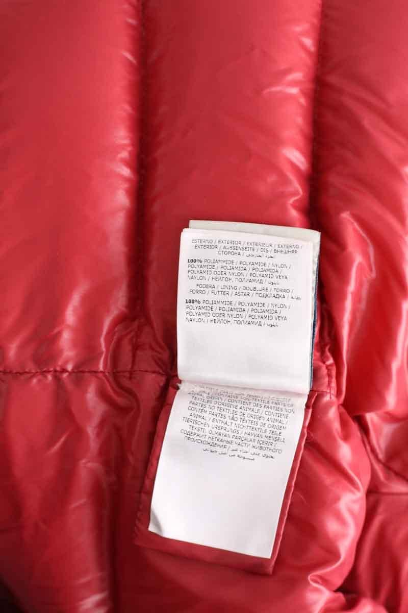 Lightweight quilted padded jacket with high neck MONCLER - Seconde Main Red