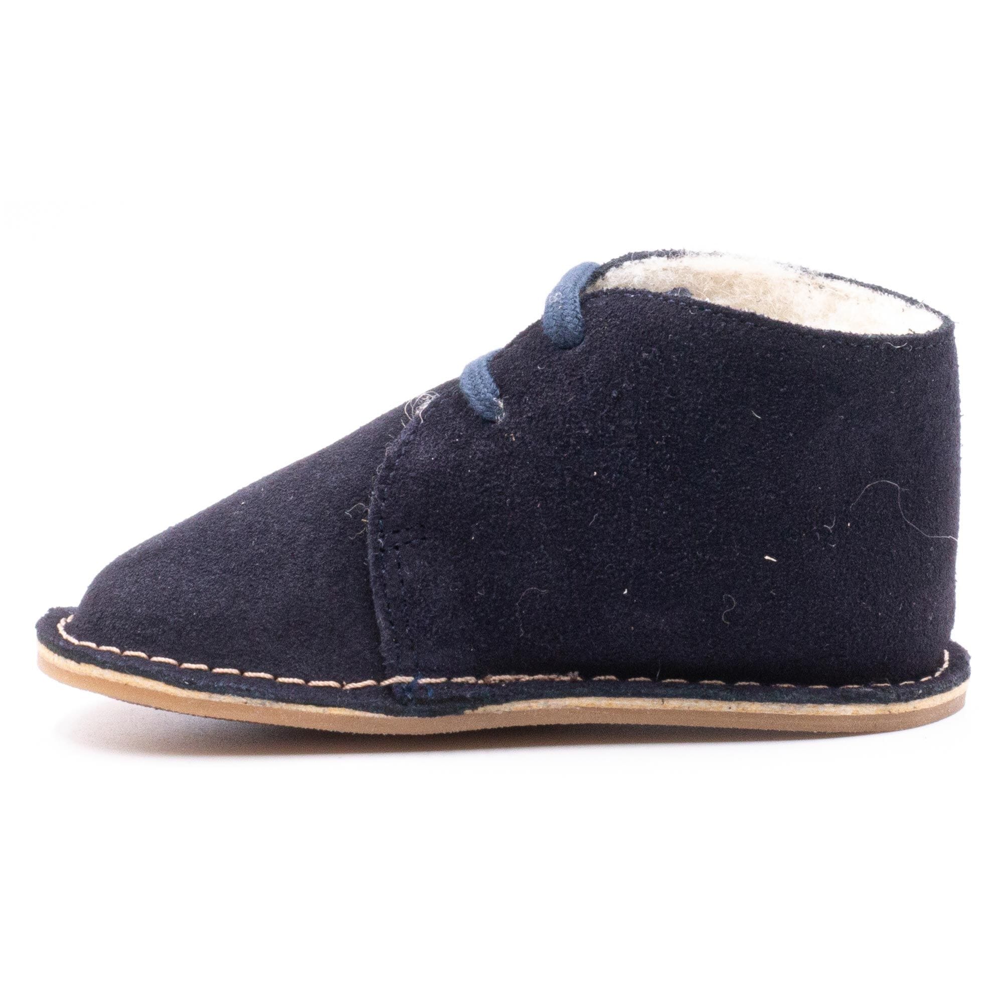 Baby lined slipper Boni & Sidonie Blue