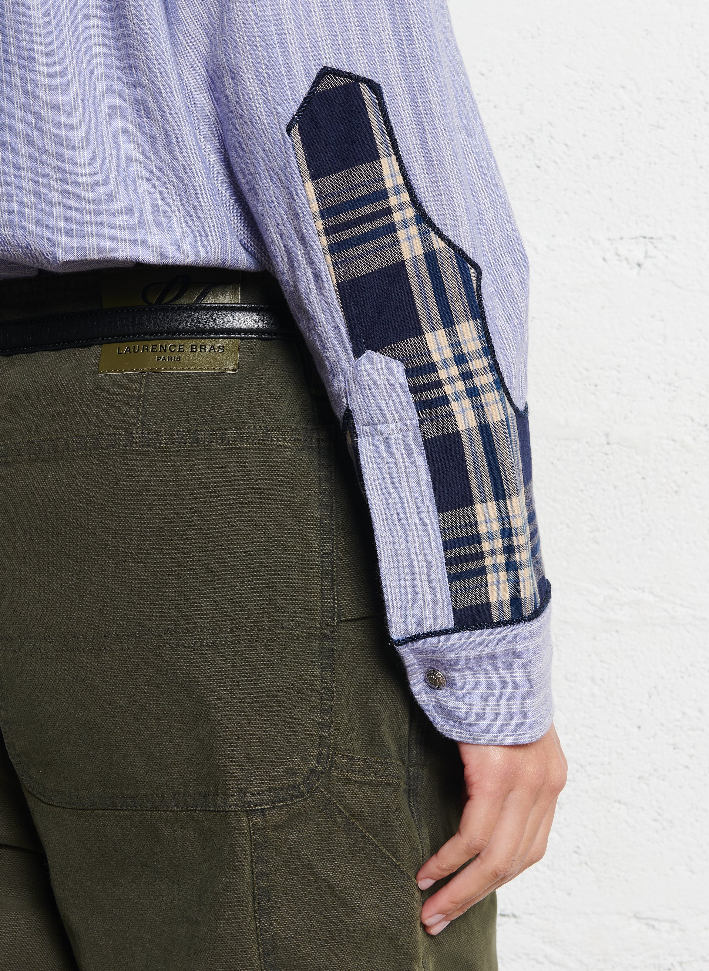 Capri - Einfarbige Oversize-Bluse LAURENCE BRAS Blau