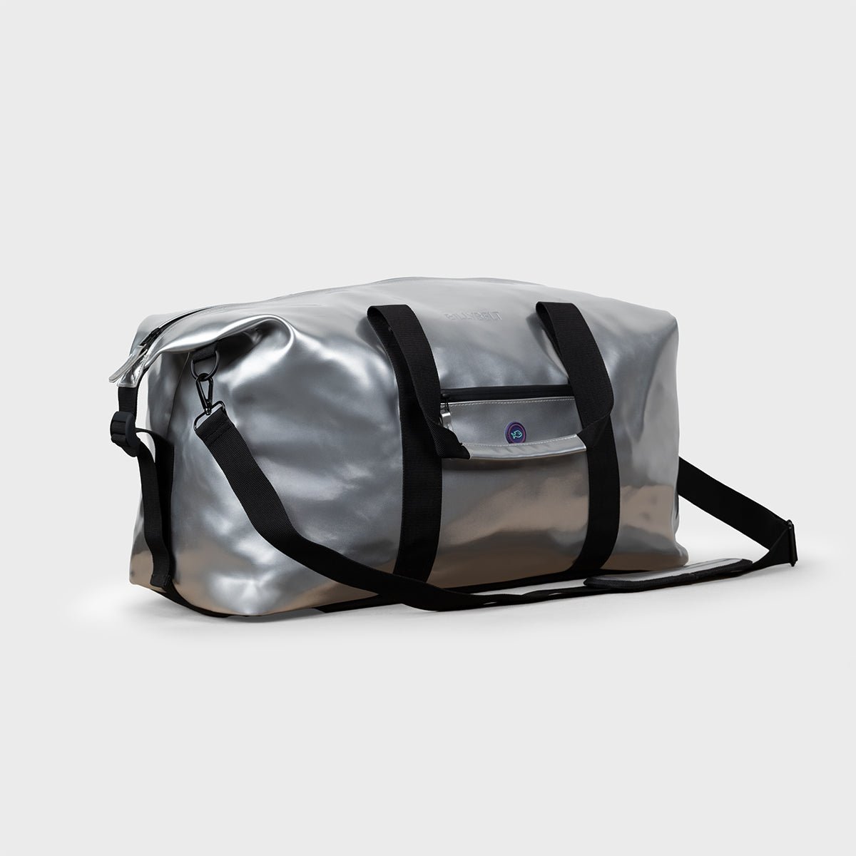 Duffle bag travel bag Silver