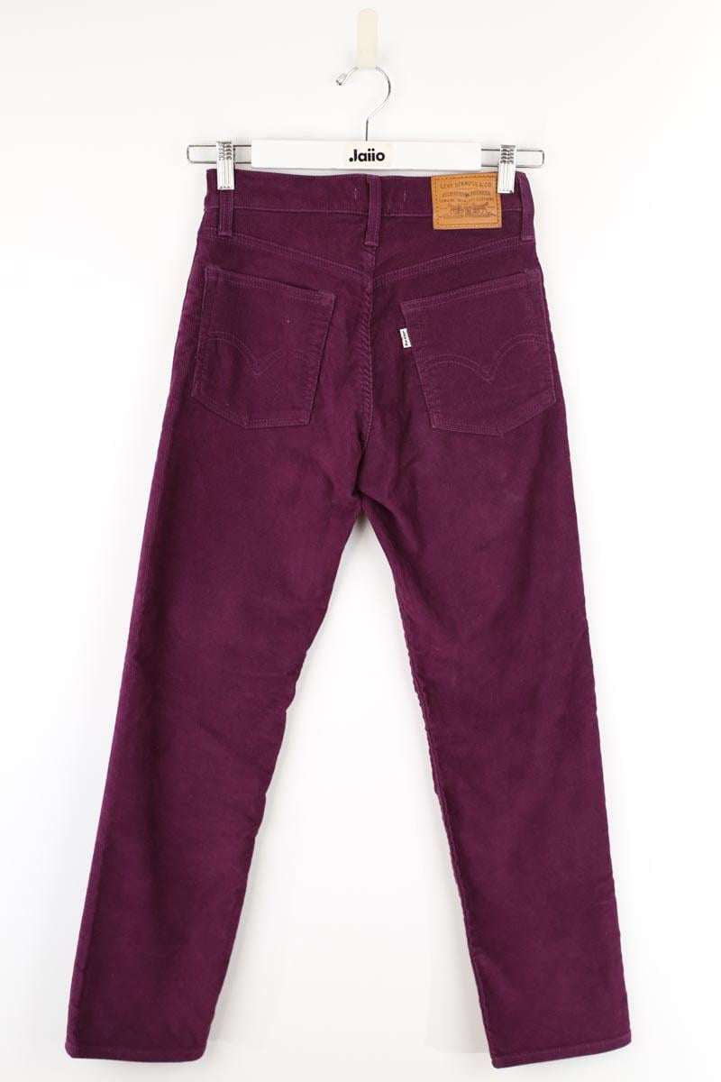 Cotton Wedgie Straight Jeans LEVI'S - Seconde main Purple
