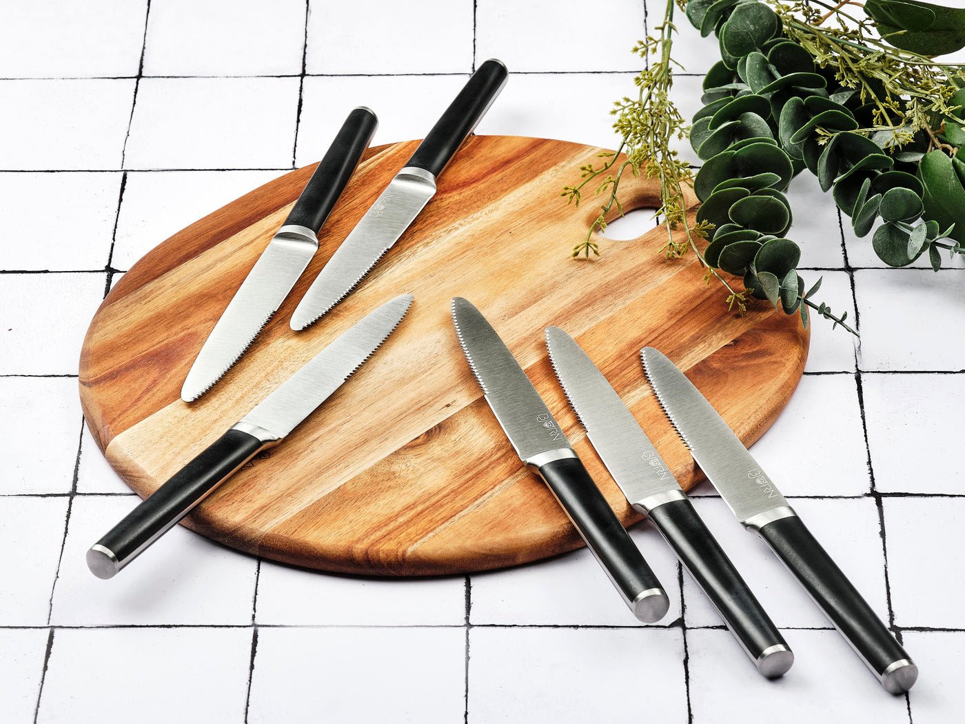 Jona steak knives - 6 pieces BJORN Black