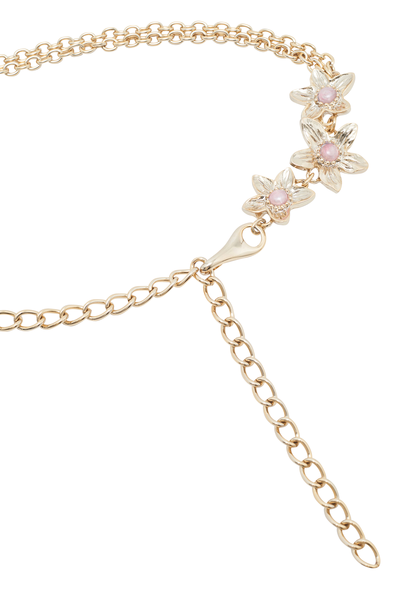 Floral Chain Belt PABLO Golden