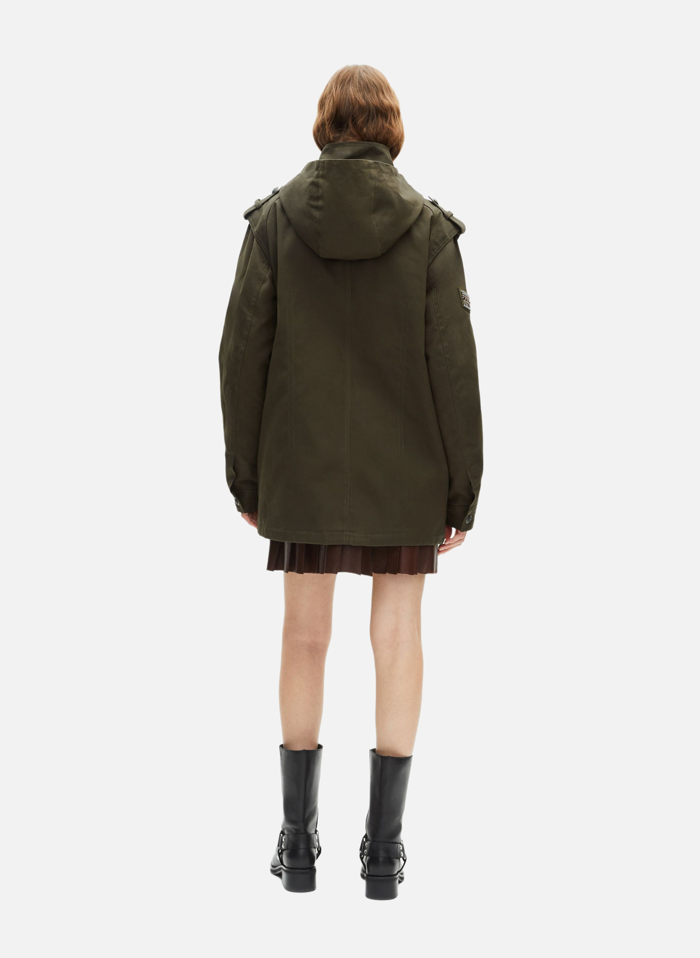 Hooded jacket THE KOOPLES Green