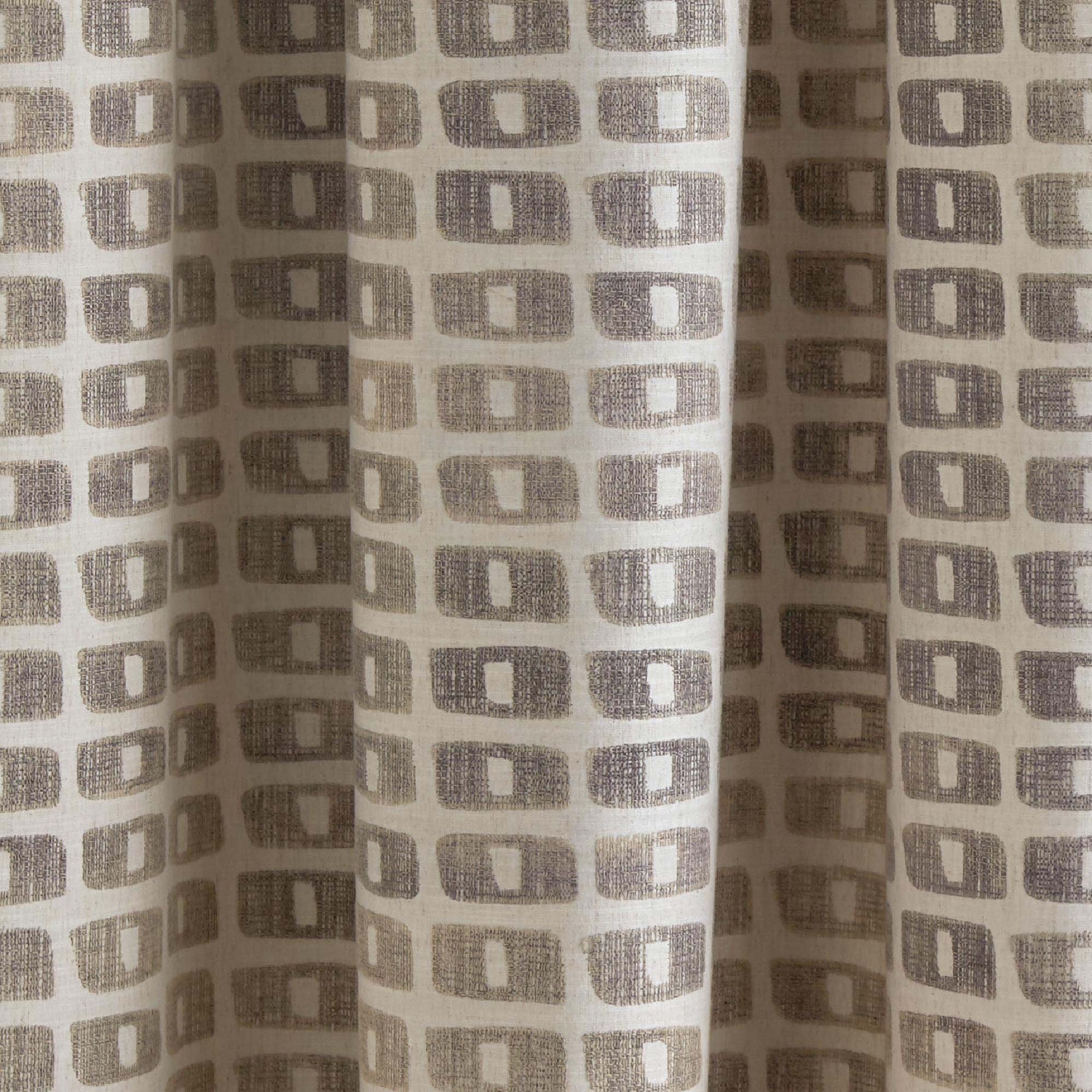 Rideau à oeillets noirs MADURA Beige