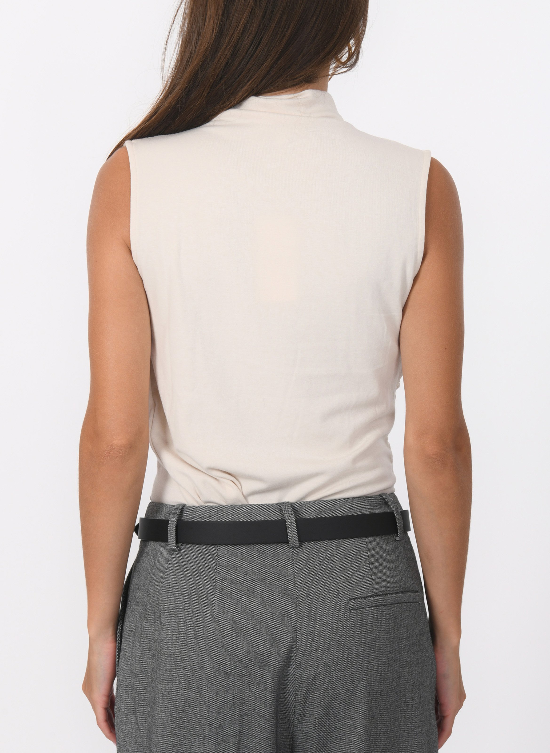 Aansluitende top KOOKAI Beige