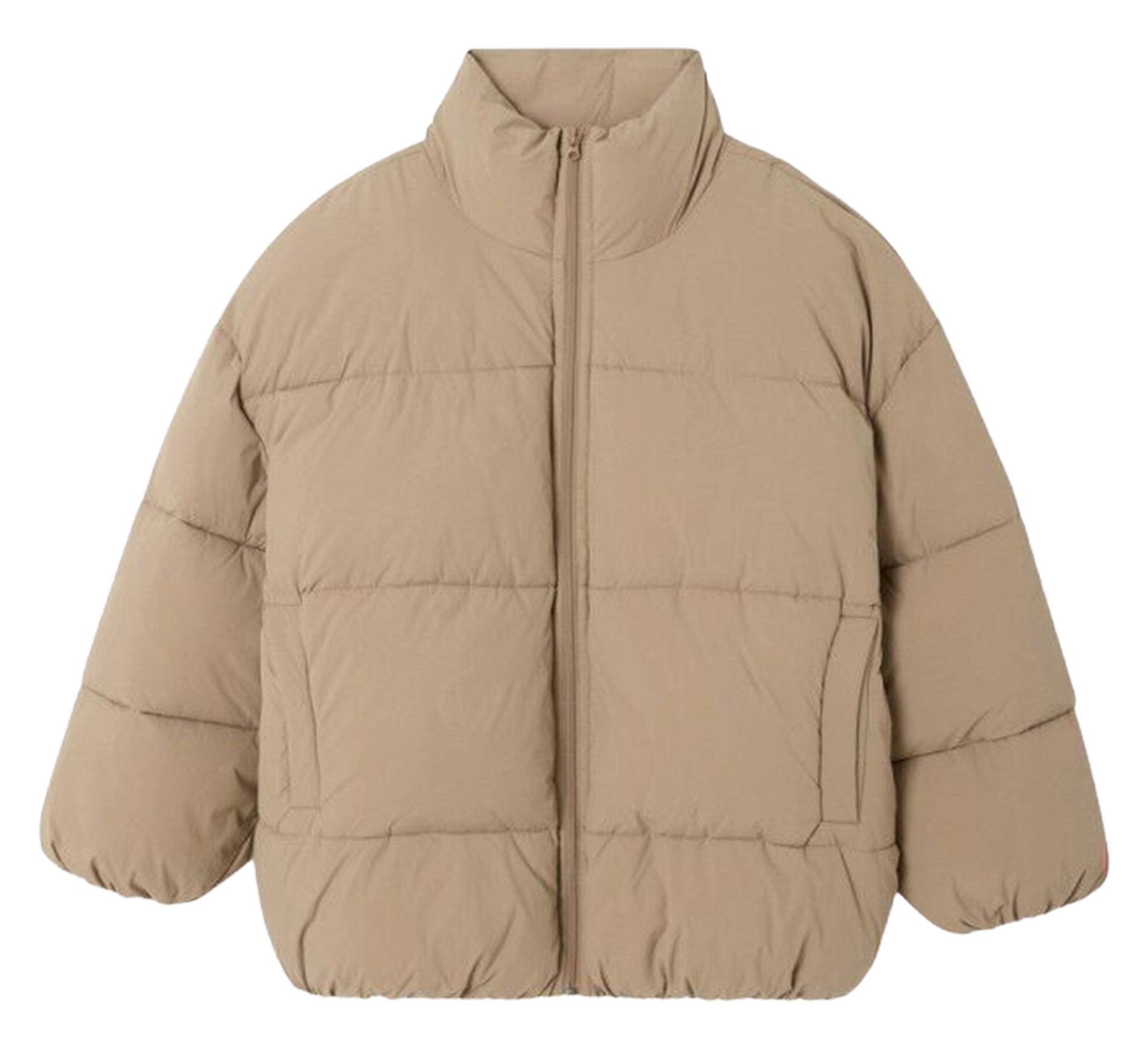 Doudoune droite col montant AMERICAN VINTAGE Marron