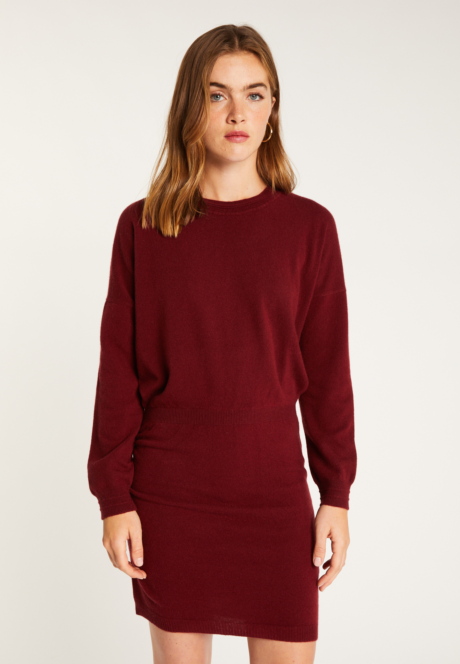 Malilen short wool dress MAISON MONTAGUT Purple