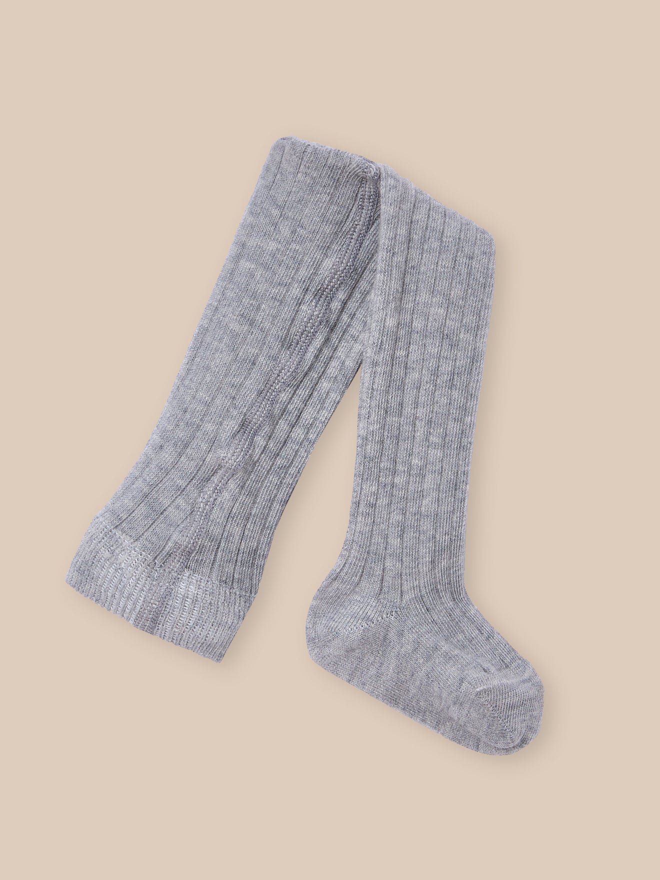 Ribbed tights CYRILLUS Grey