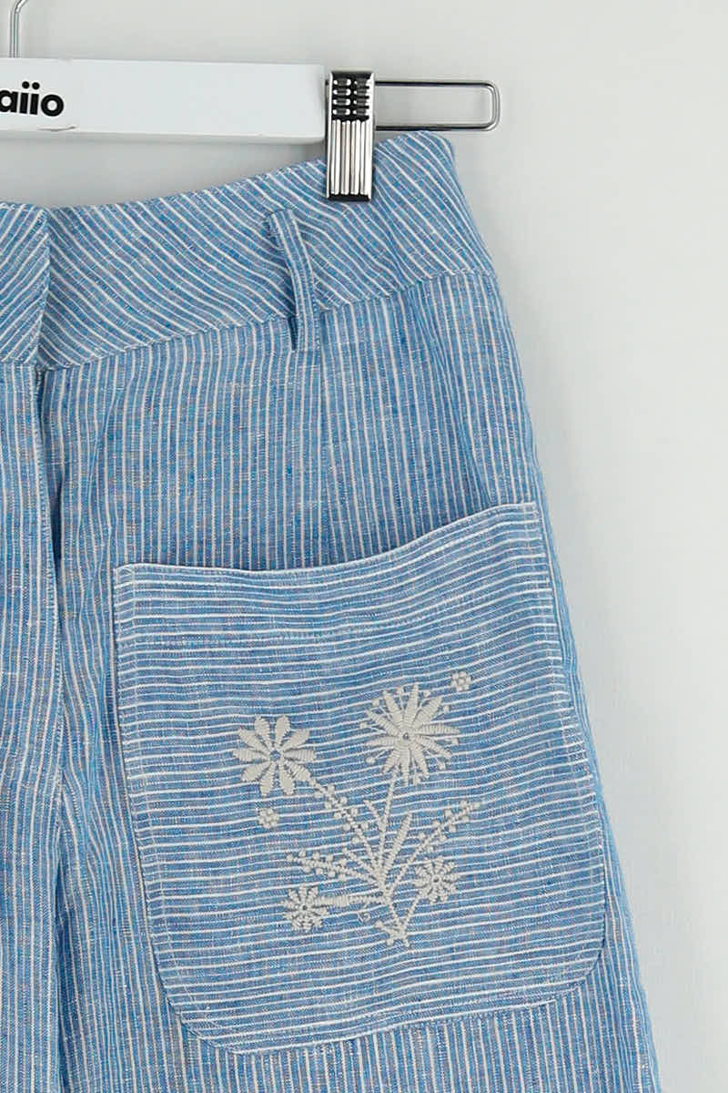 Wide trousers LOUISE MISHA - Seconde Main Blue