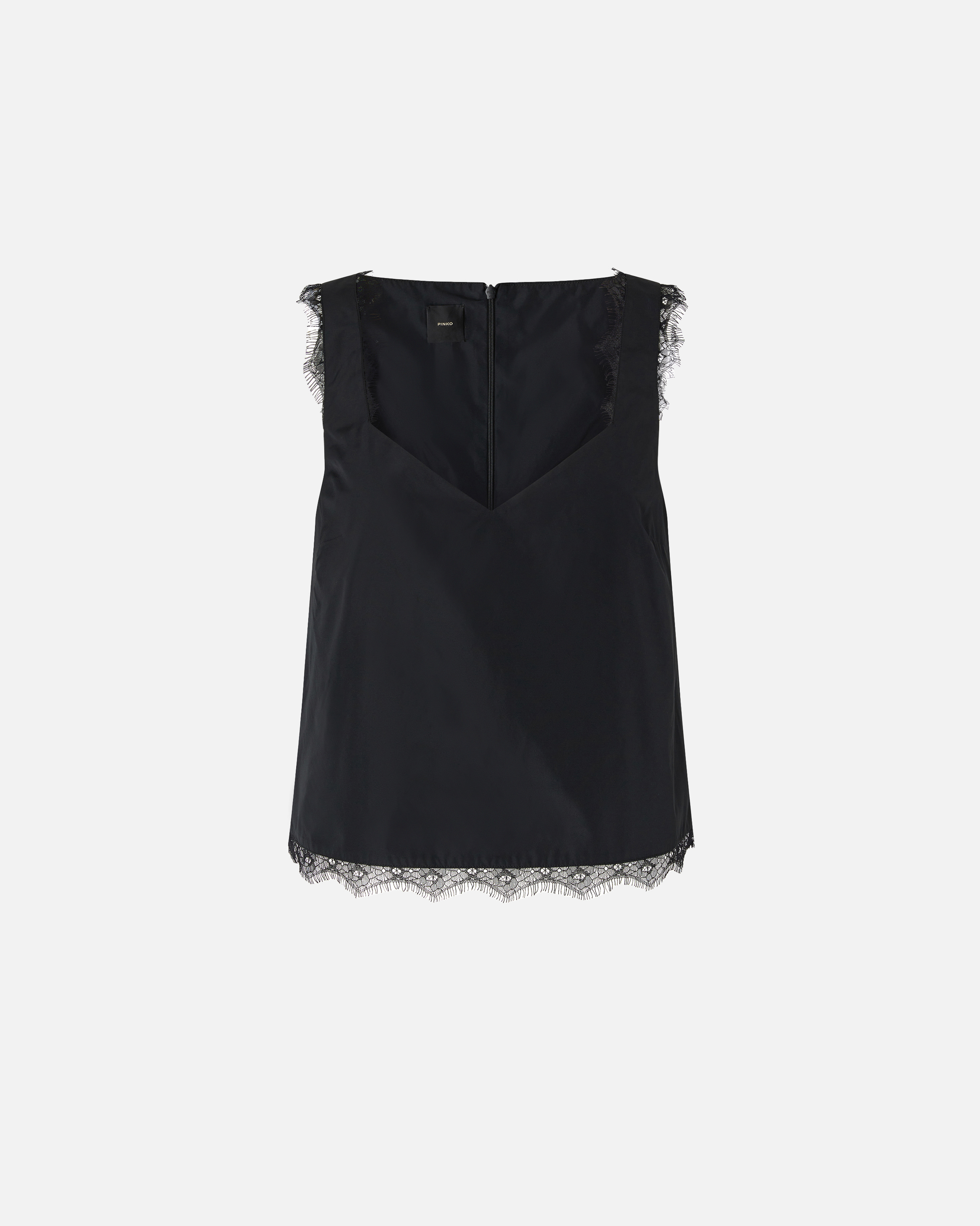 Top with lace inserts PINKO Black
