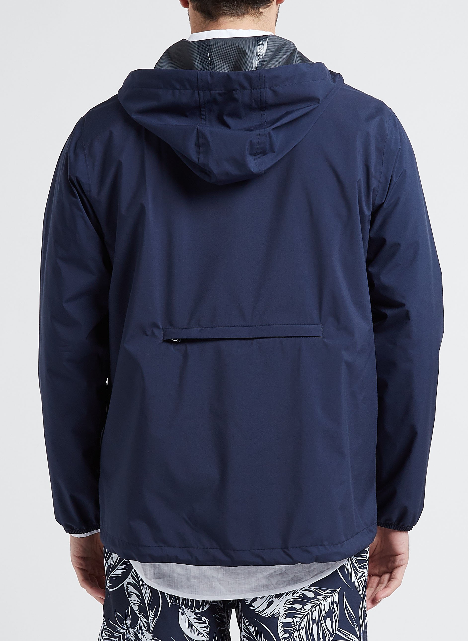 Kurze Regenjacke mit Kapuze FLOTTE Blau