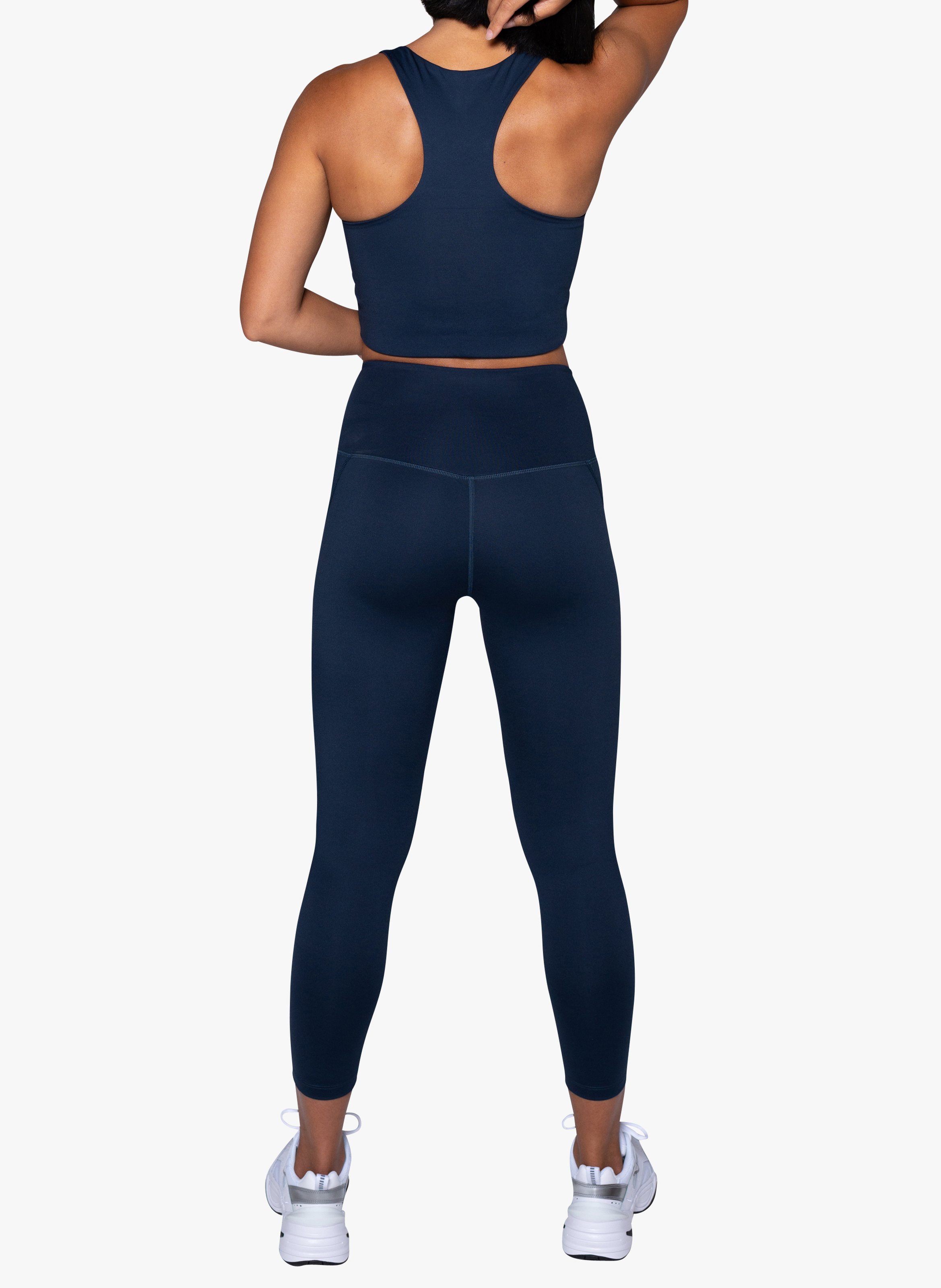 Reggiseno sportivo con spalline olimpioniche GIRLFRIEND COLLECTIVE Blu