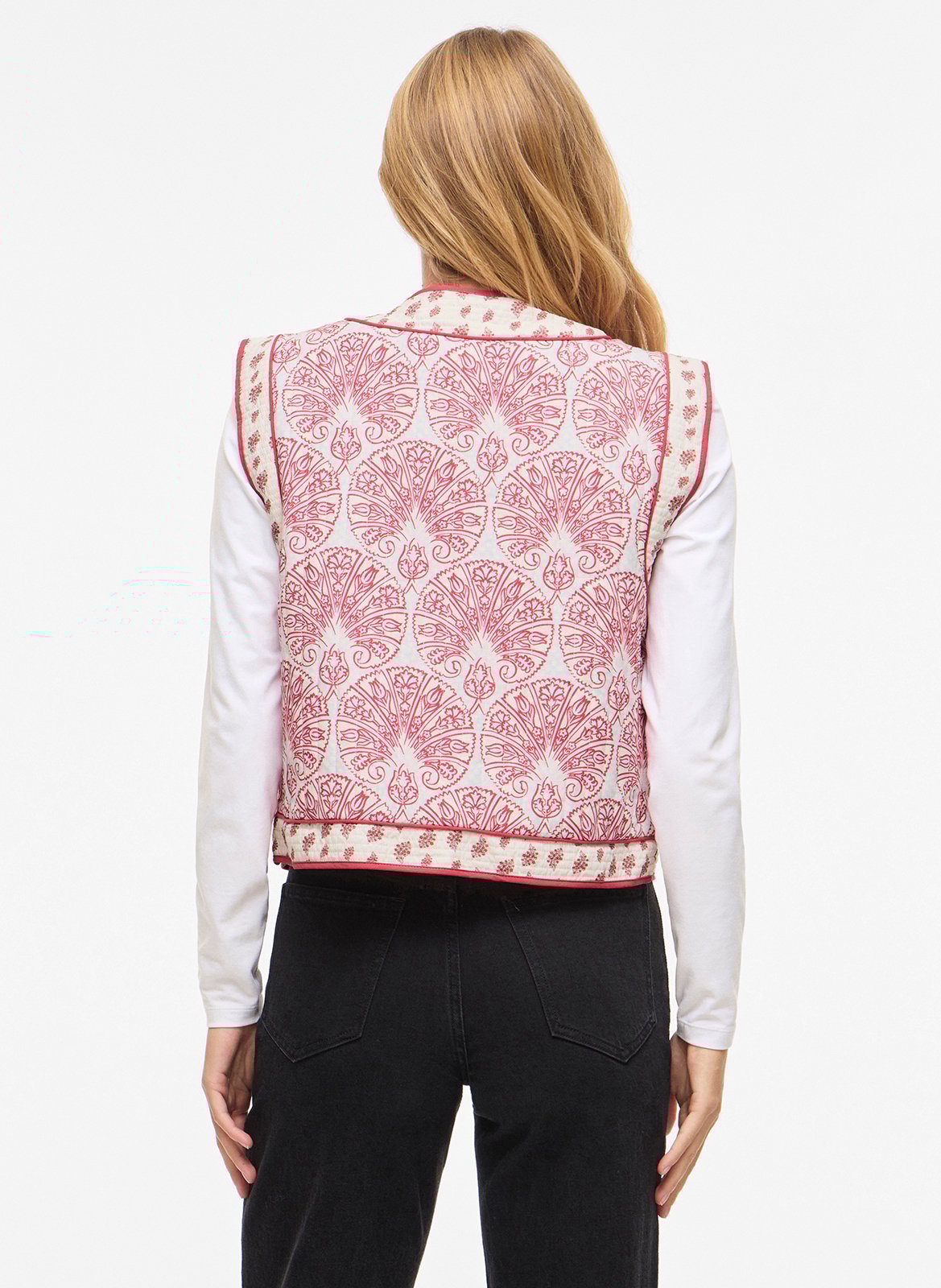 Veste matelassée imprimée VILA Gris