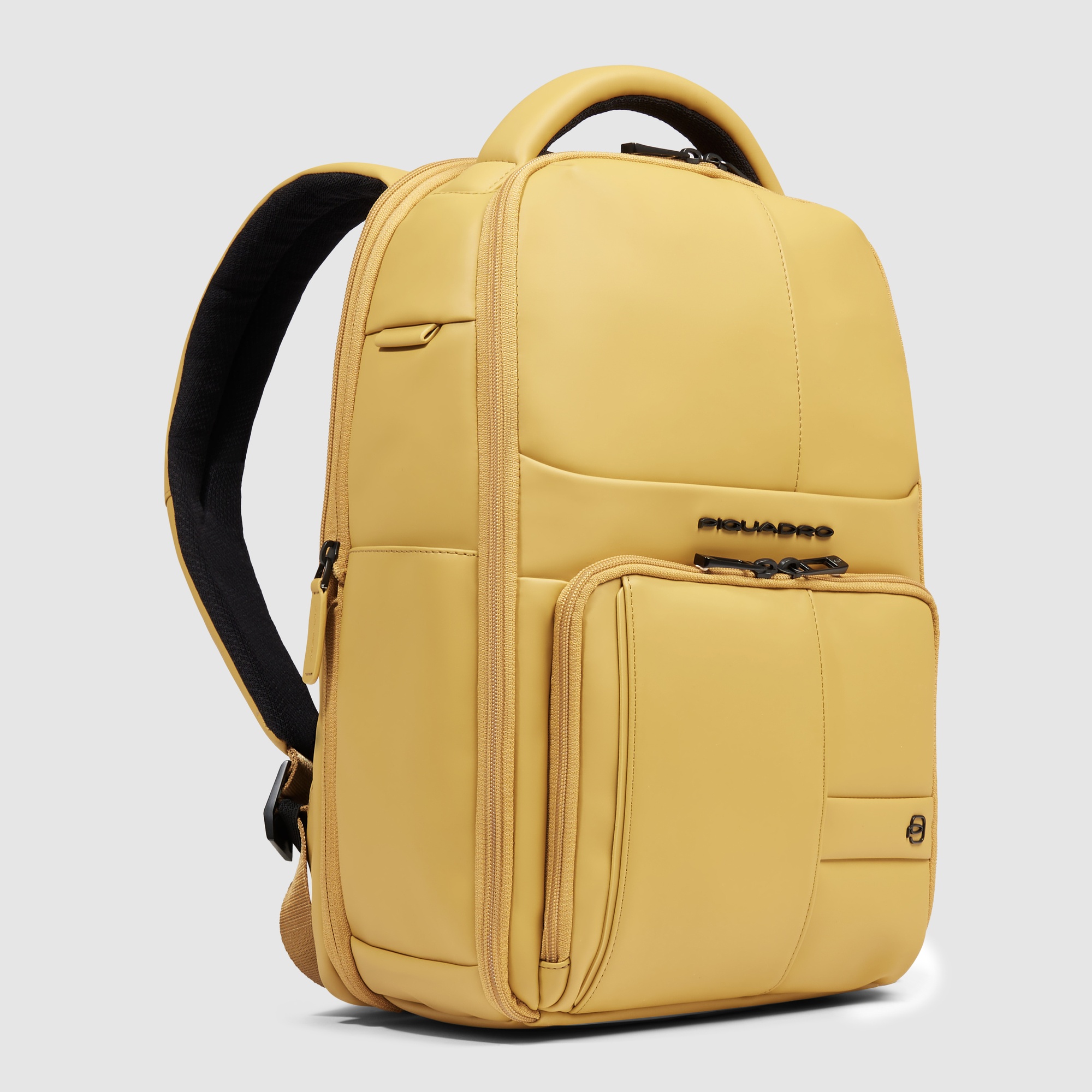 Water-repellent travel backpack for laptop, compatible with Ryanair Yellow