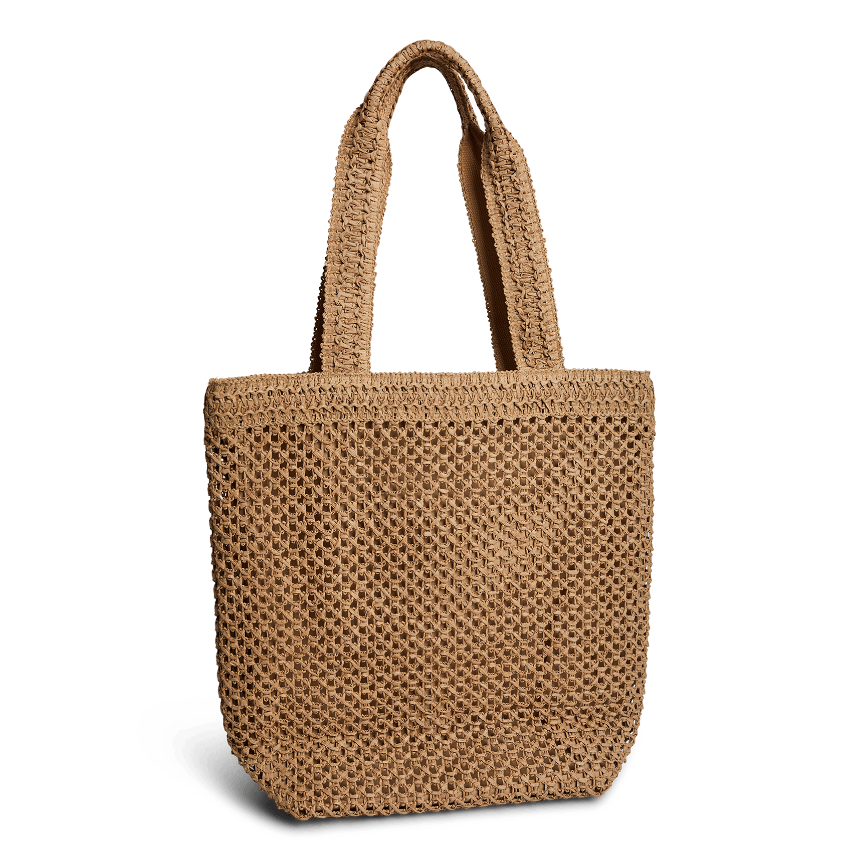 Rieten tas PIECES Groen