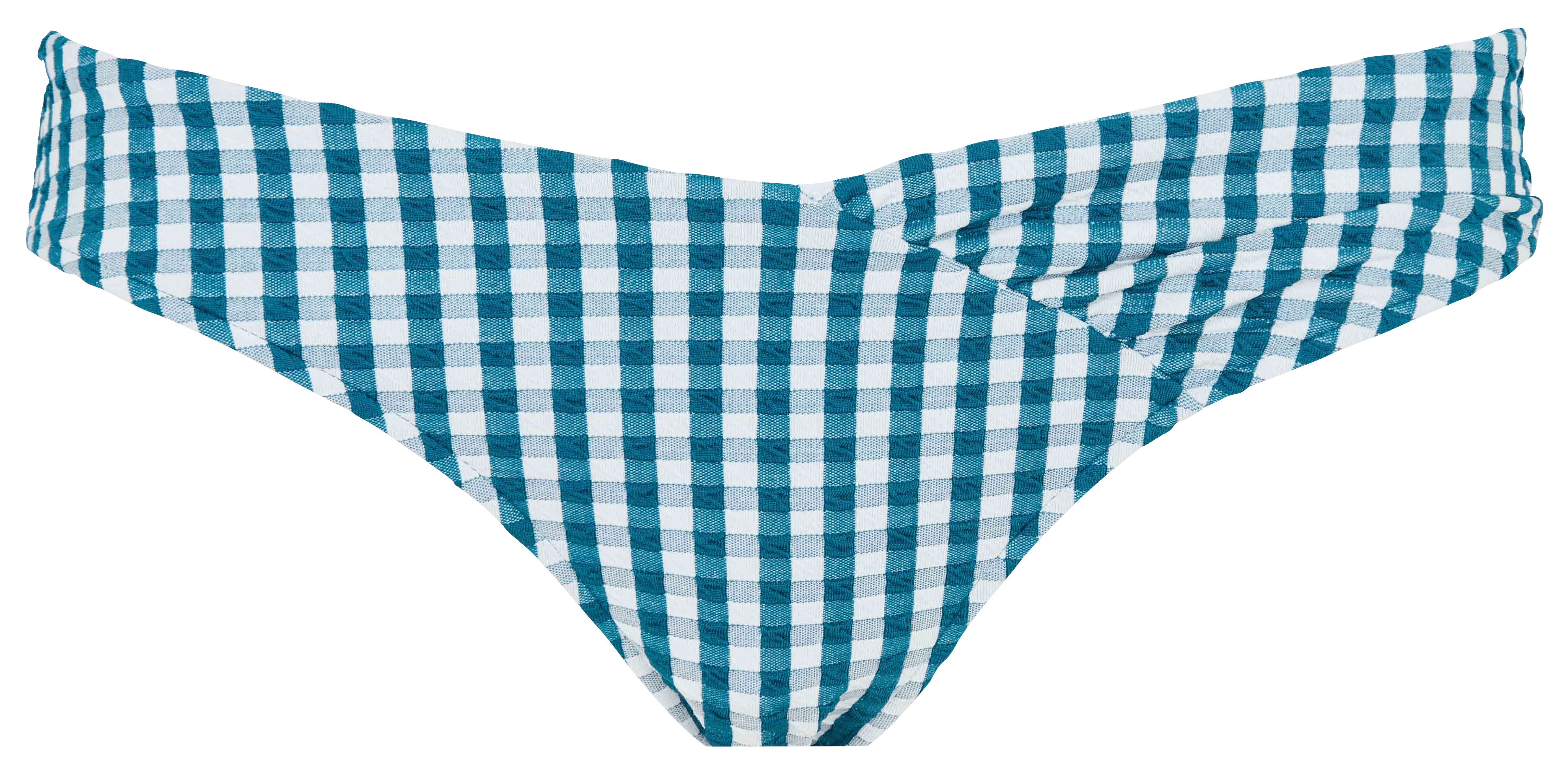 Bikinihose mit Vichy-Jacquardmuster SOWE BIARRITZ Grun