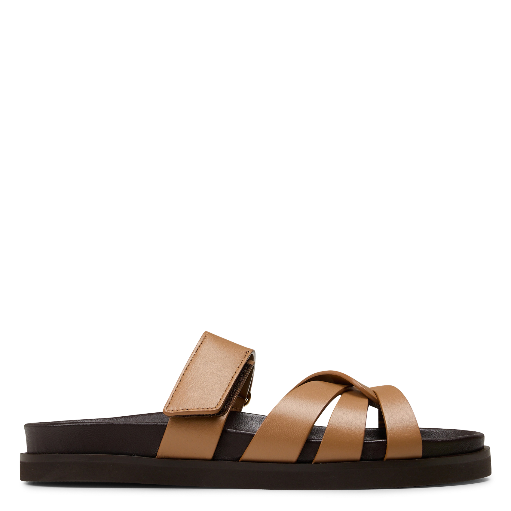 Platte, leren sandalen BOBBIES