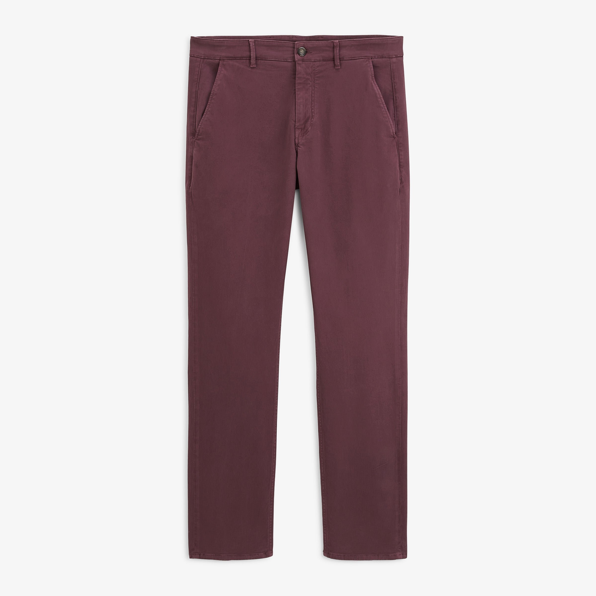 Stretch cotton chino with comfortable fit SERGE BLANCO Red