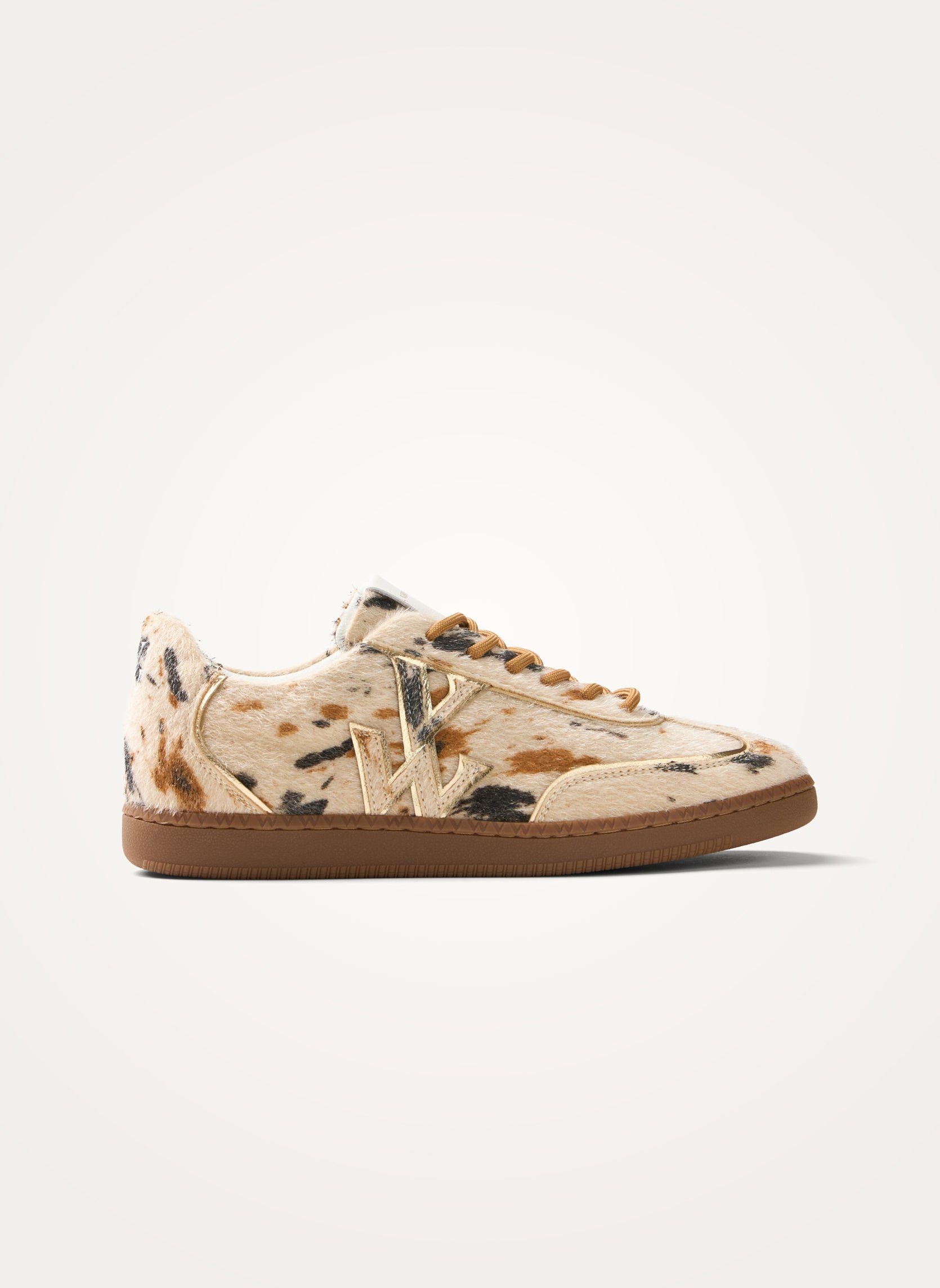 Sneakers with monogram on retro sole VANESSA WU White