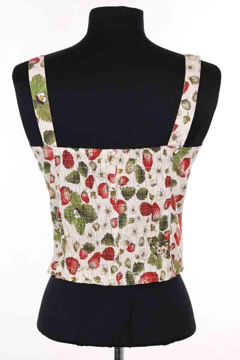 Azawood sleeveless top ROUJE - Seconde Main Multicolored