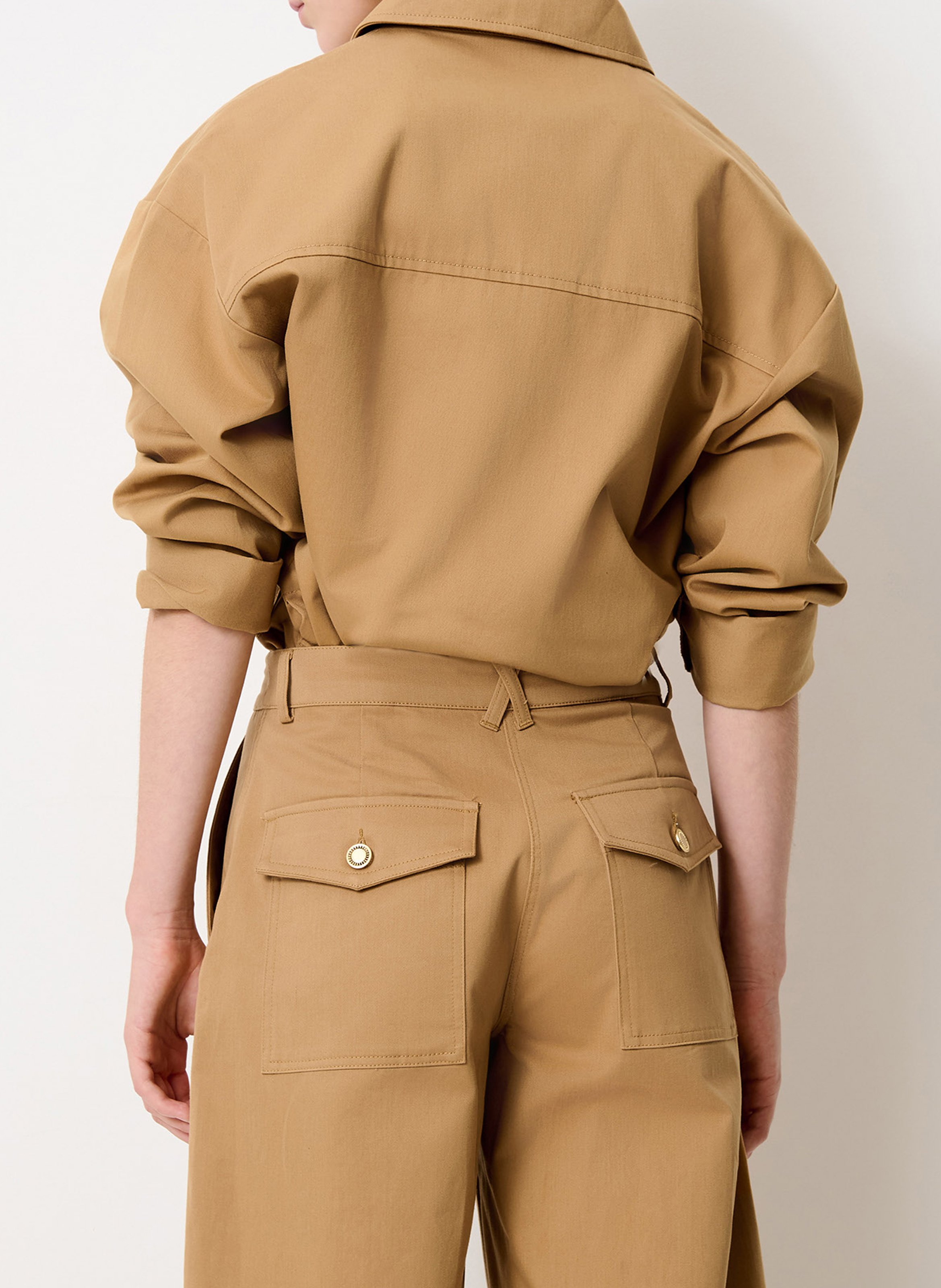 Veste ample en coton SESSUN Beige