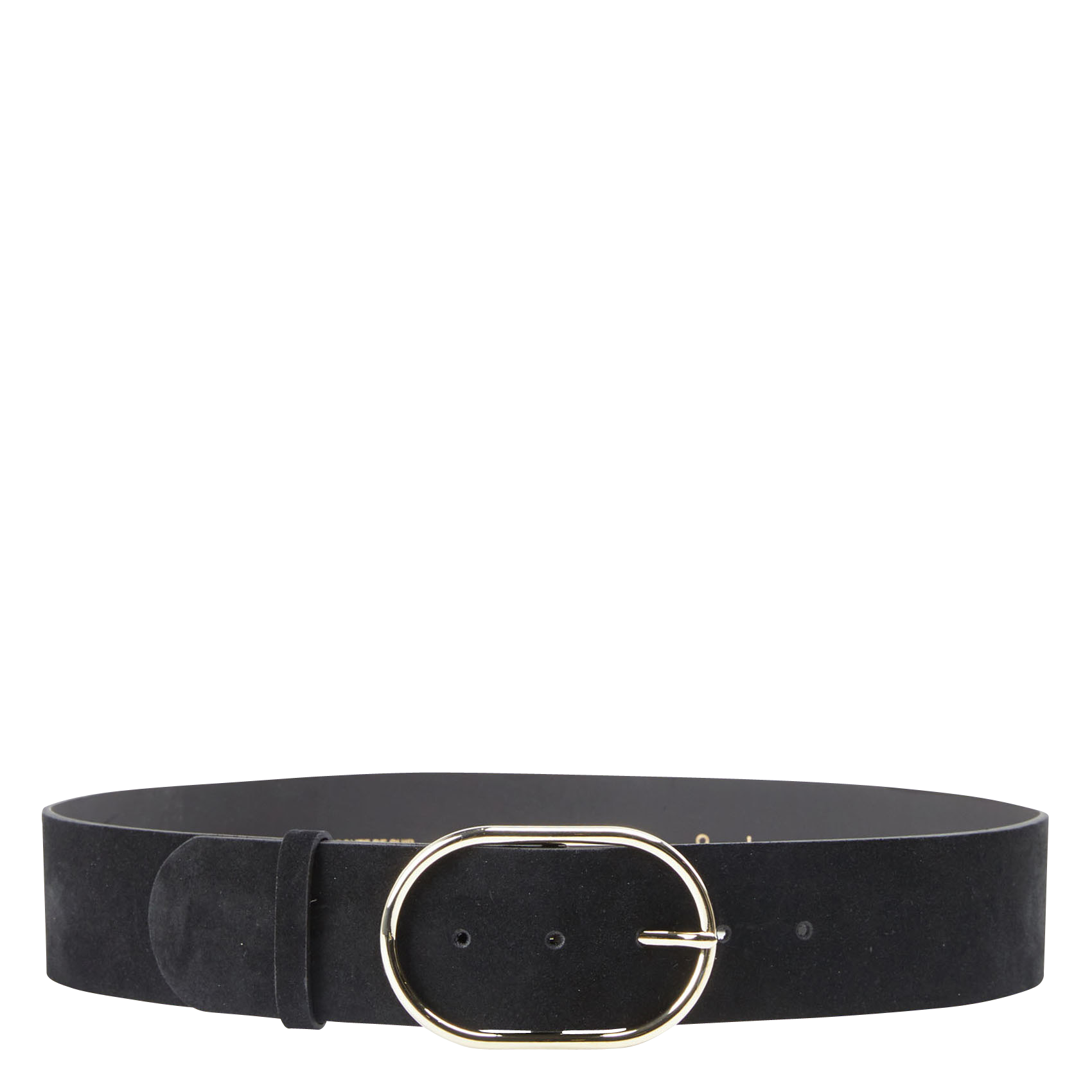 Brede leren riem BA&SH Zwart