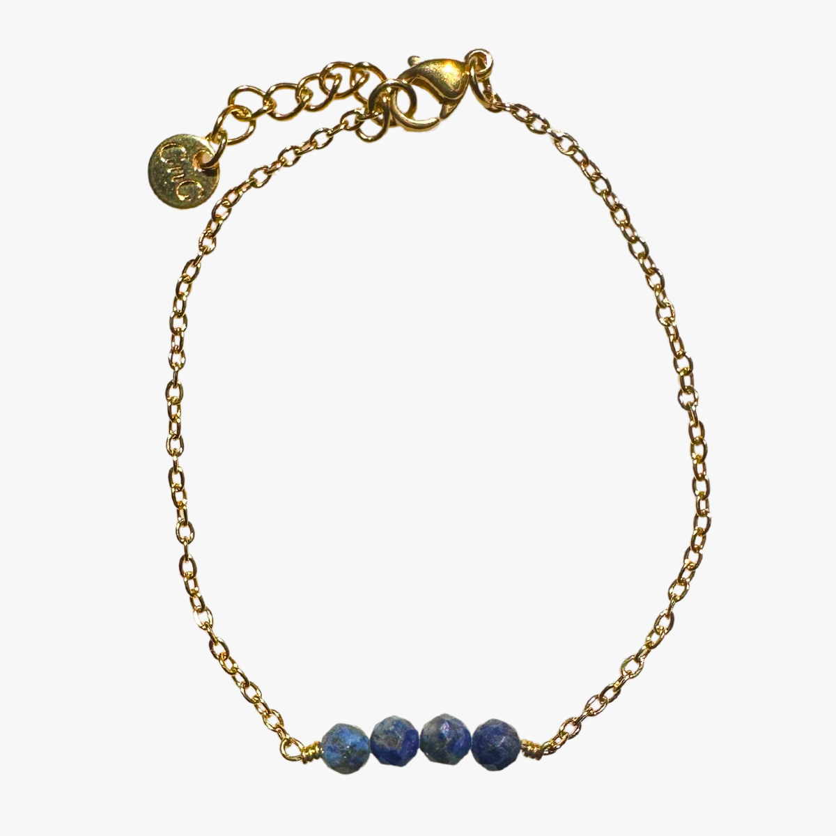 Lapis lazuli bracelet GINANDGER Blue