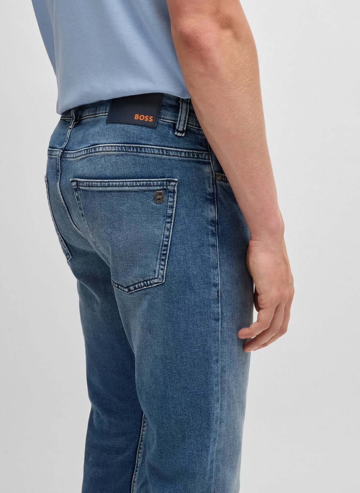 Plain slim jeans BOSS Blue
