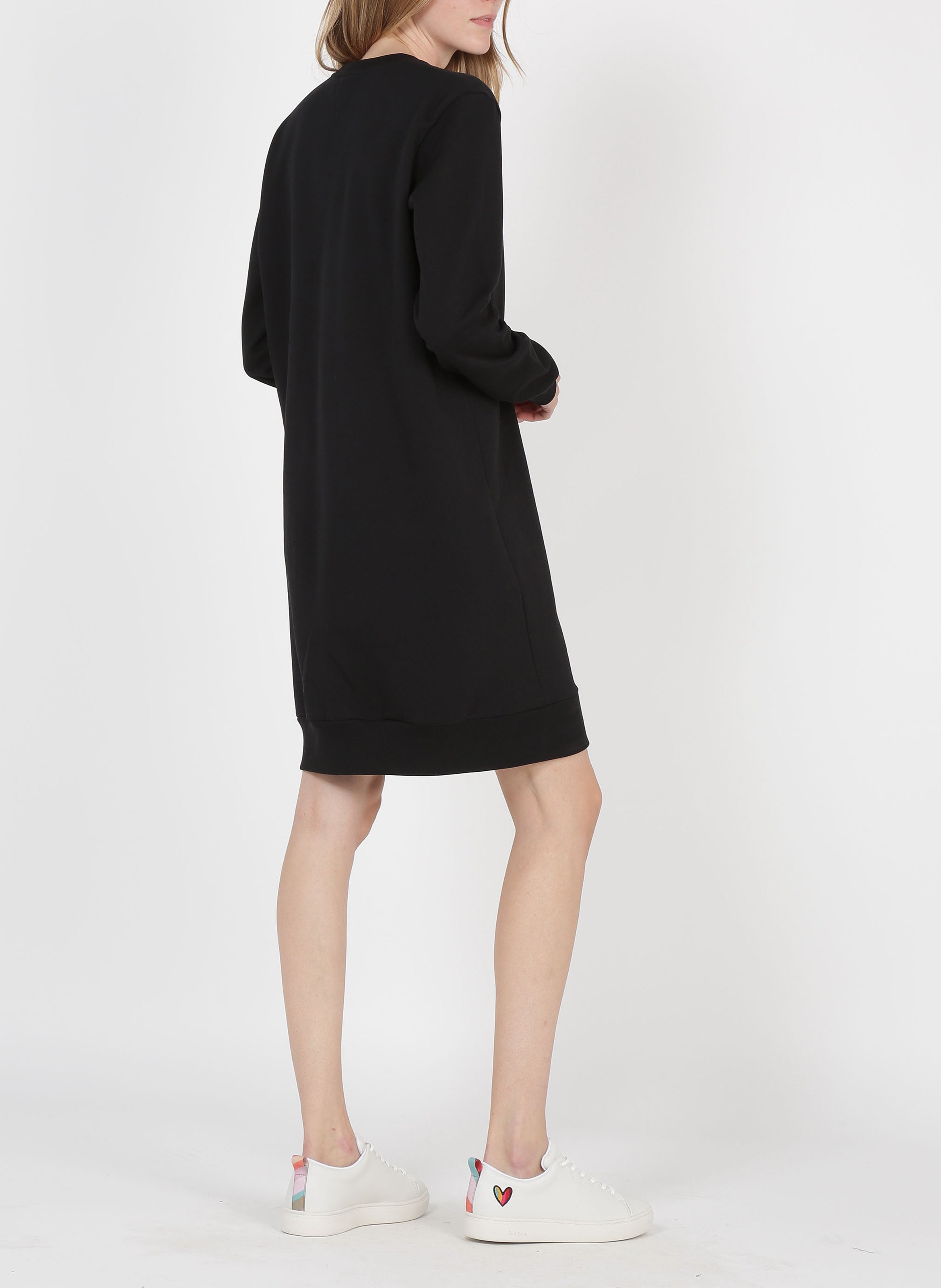 Organic cotton sweatshirt dress PAUL SMITH Black