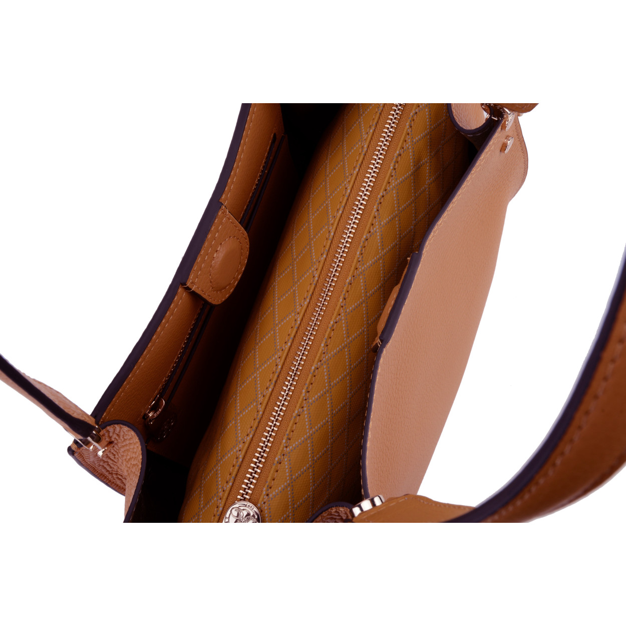 Billy L leather bag  POURCHET Golden