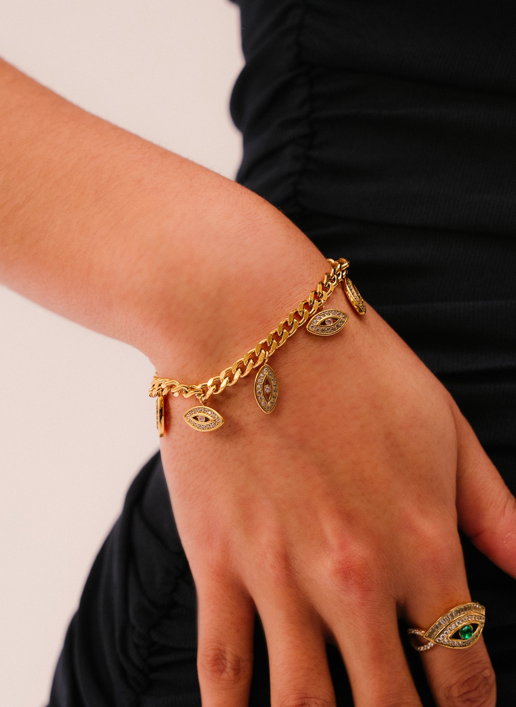 Chain bracelet AEC Paris Pink