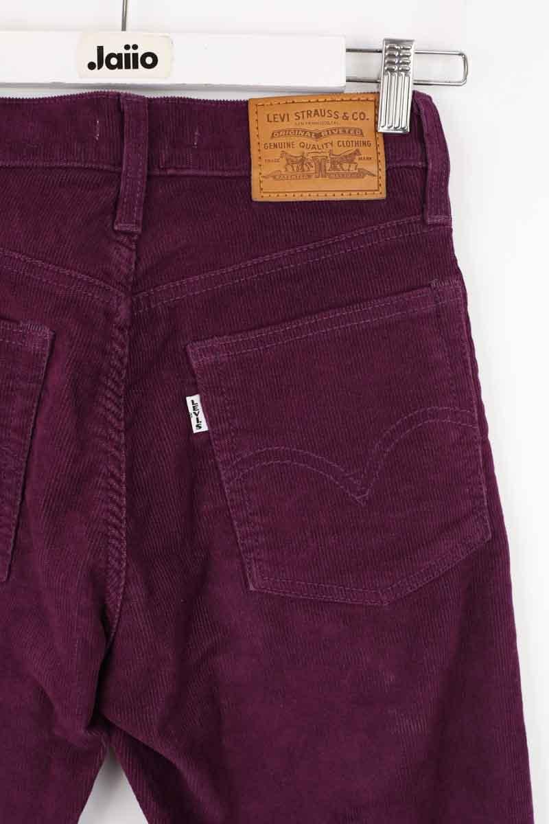 Cotton Wedgie Straight Jeans LEVI'S - Seconde main Purple