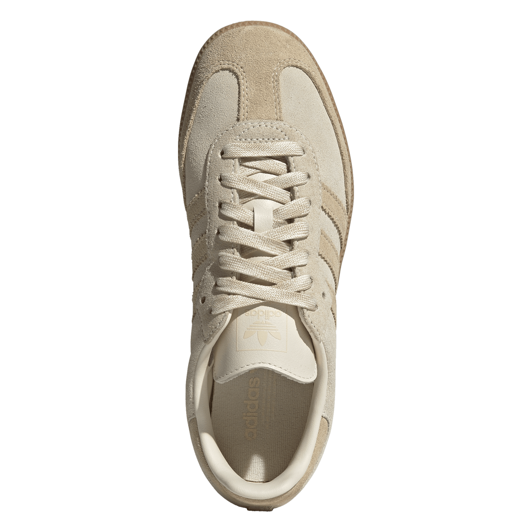 Baskets basses en cuir ADIDAS Beige