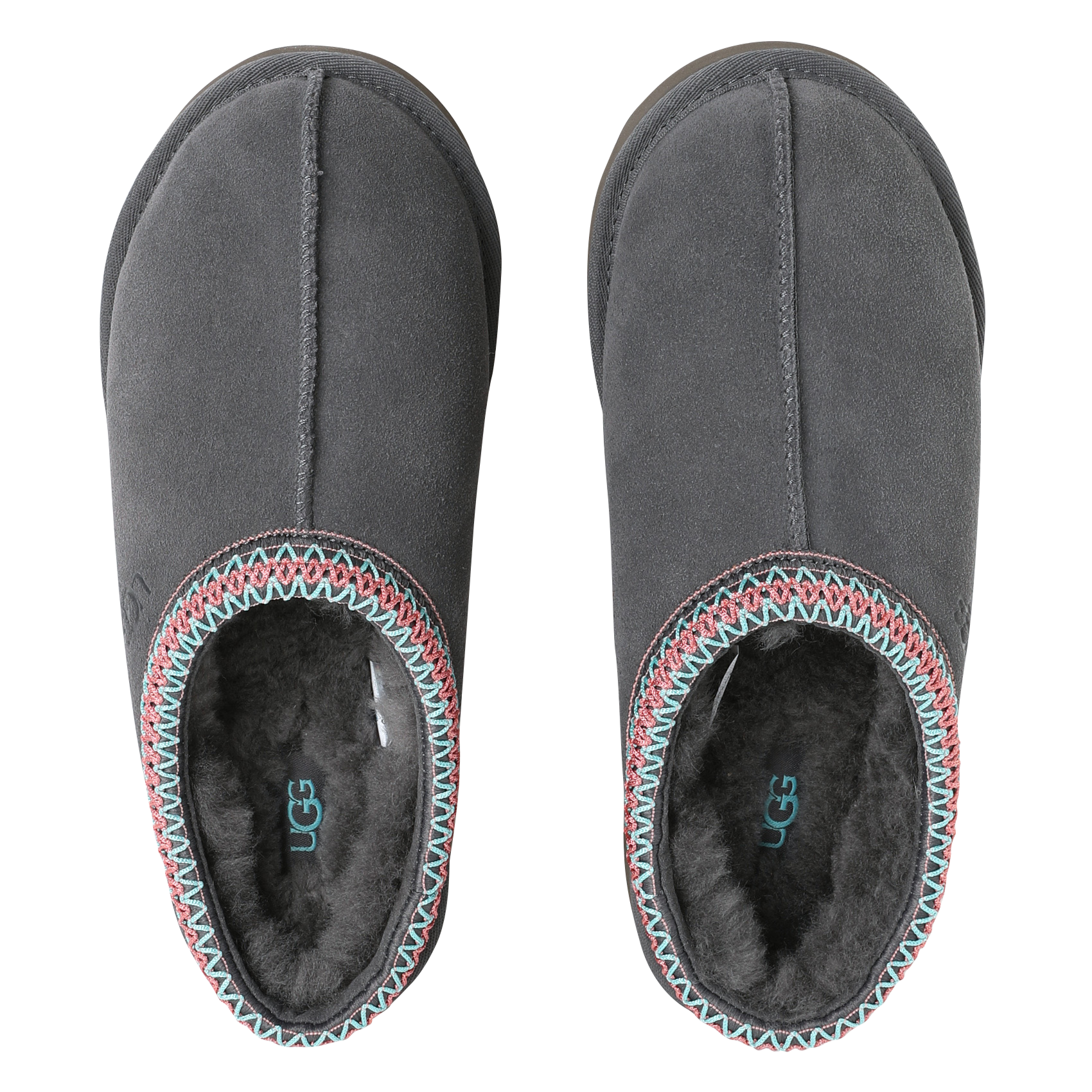 Leather-mix clogs UGG Silver