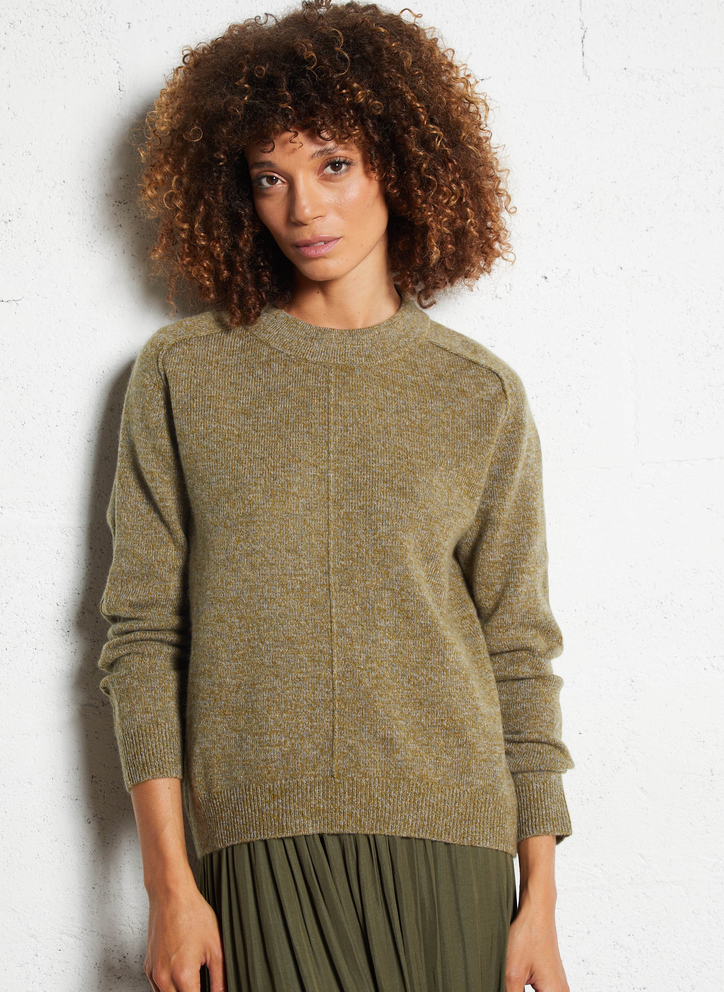 Pull col rond en laine MAISON 123
