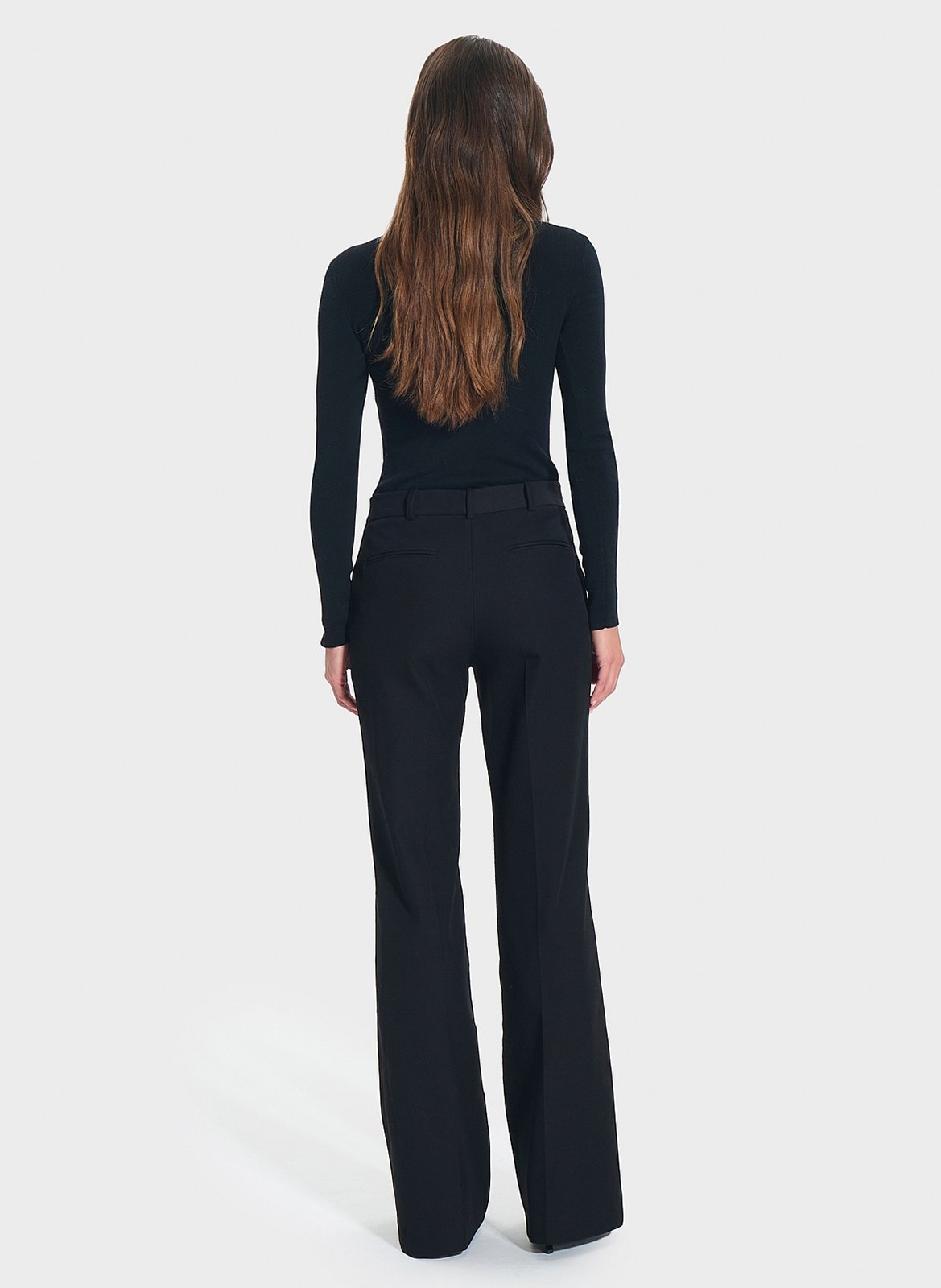 Charlotte cotton flared jeans ZAPA Black