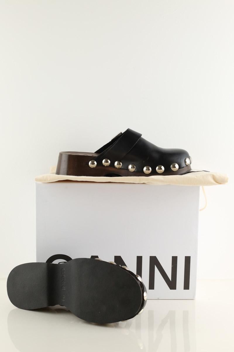 Clogs GANNI - Seconde Main Black