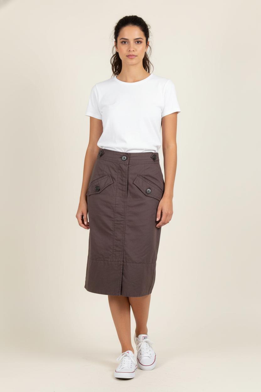 Short & midi skirt COMPTOIR DES COTONNIERS - Seconde main Brown