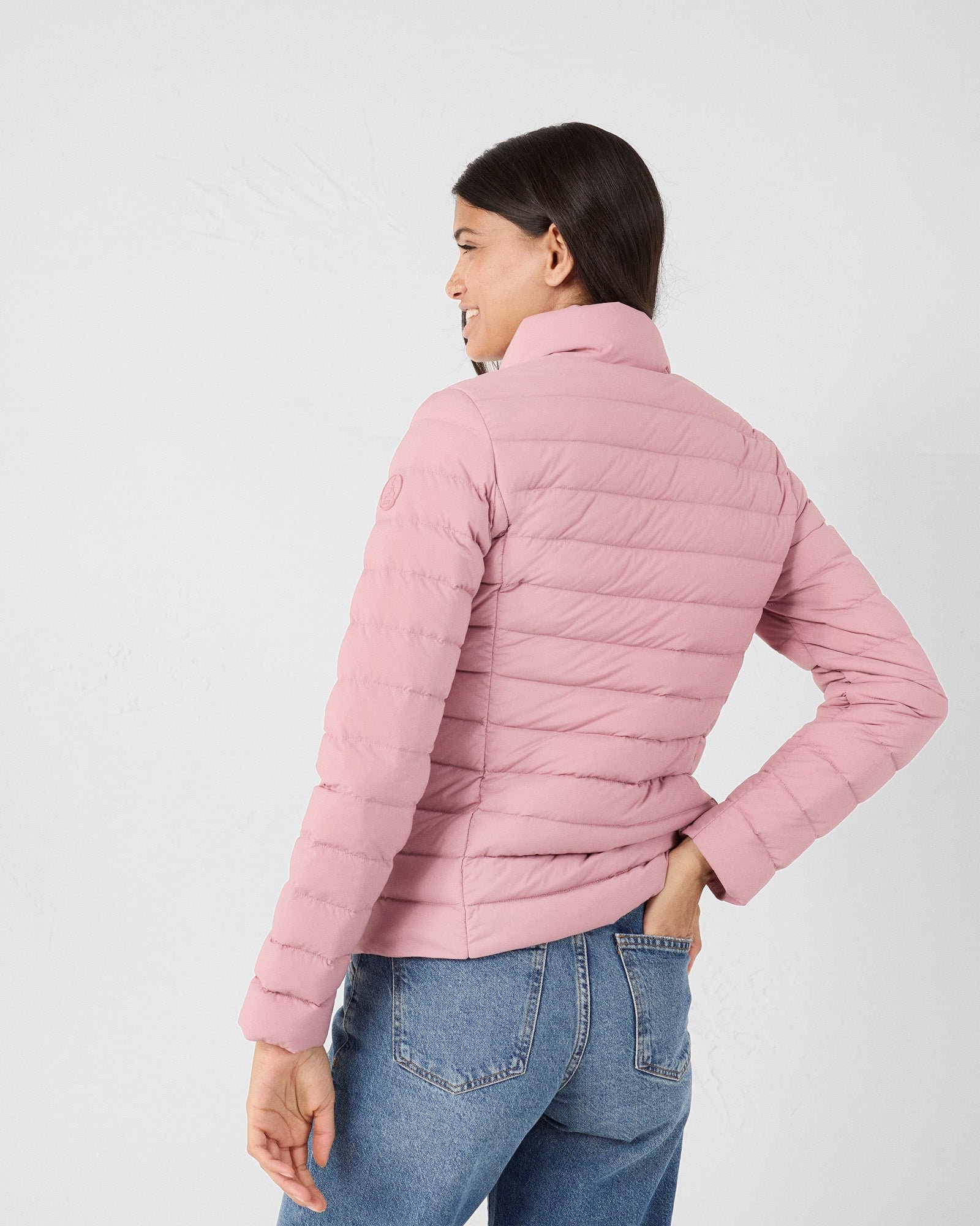 Lightweight stretch down jacket Maia JOTT Pink