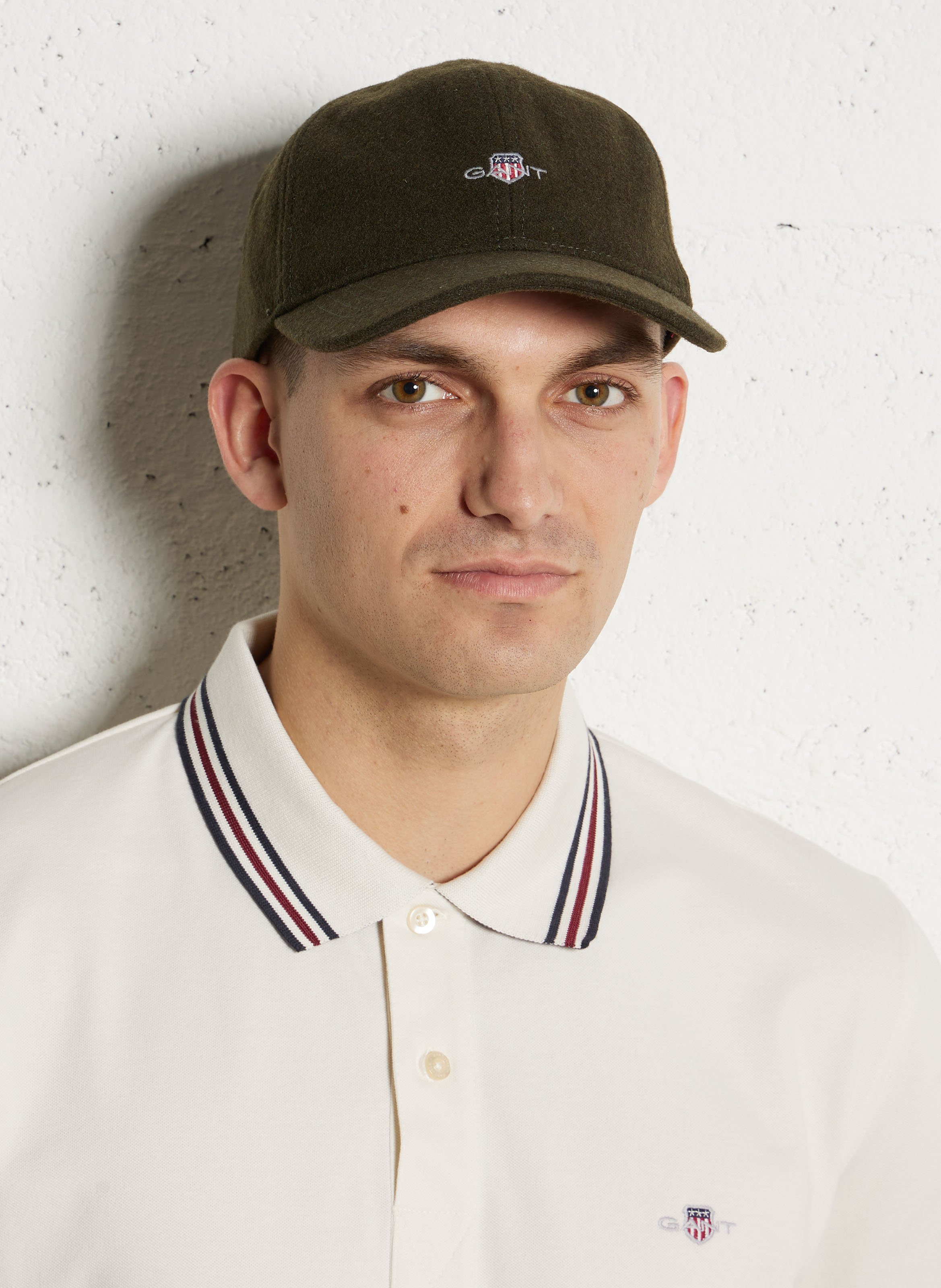 Casquette en laine mélangée  GANT Marron