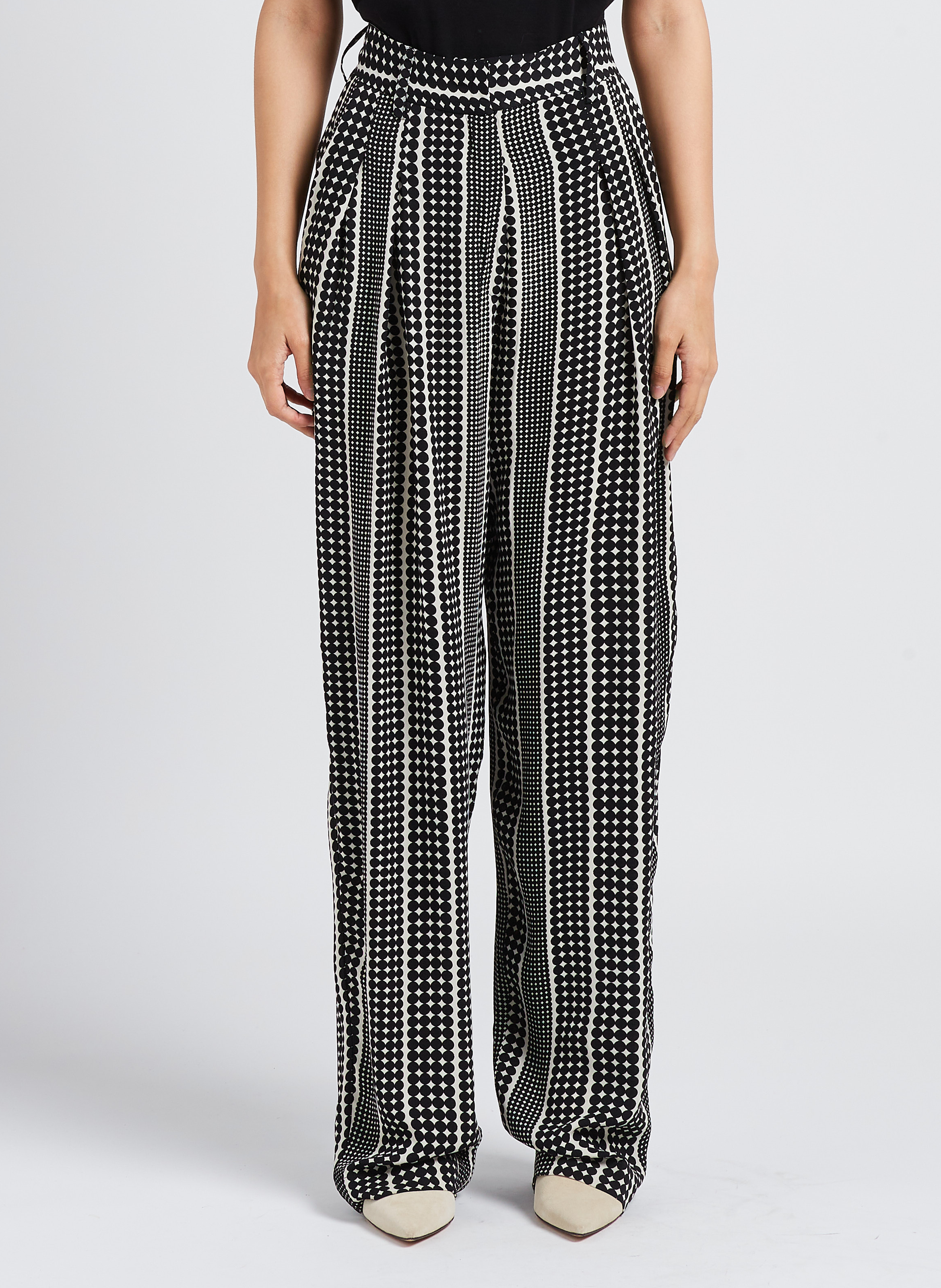 Weite Taillenhose LAURENCE BRAS Schwarz