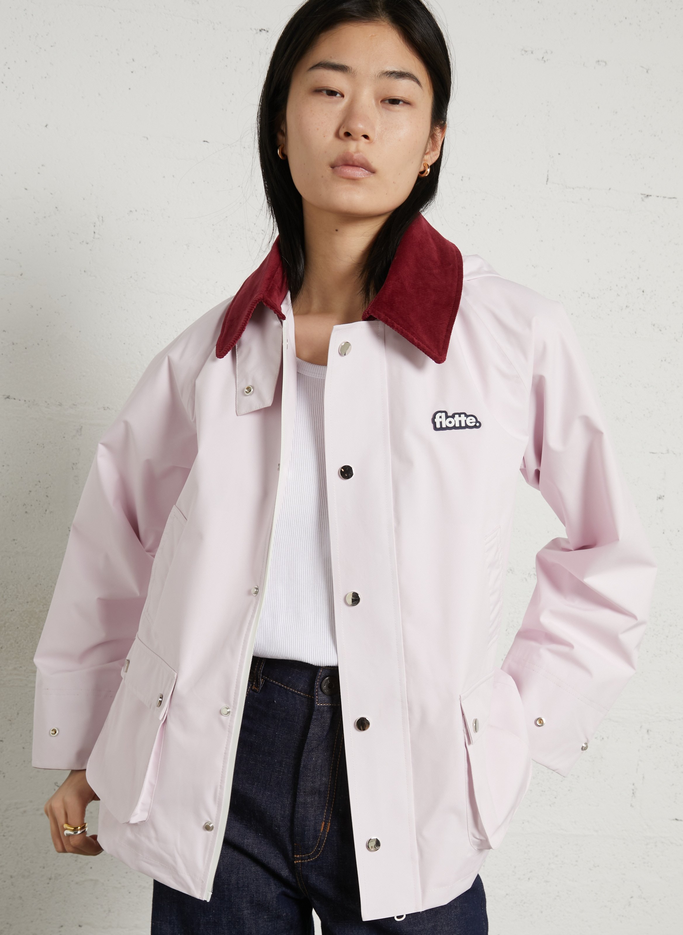 Jacket with classic collar FLOTTE Pink