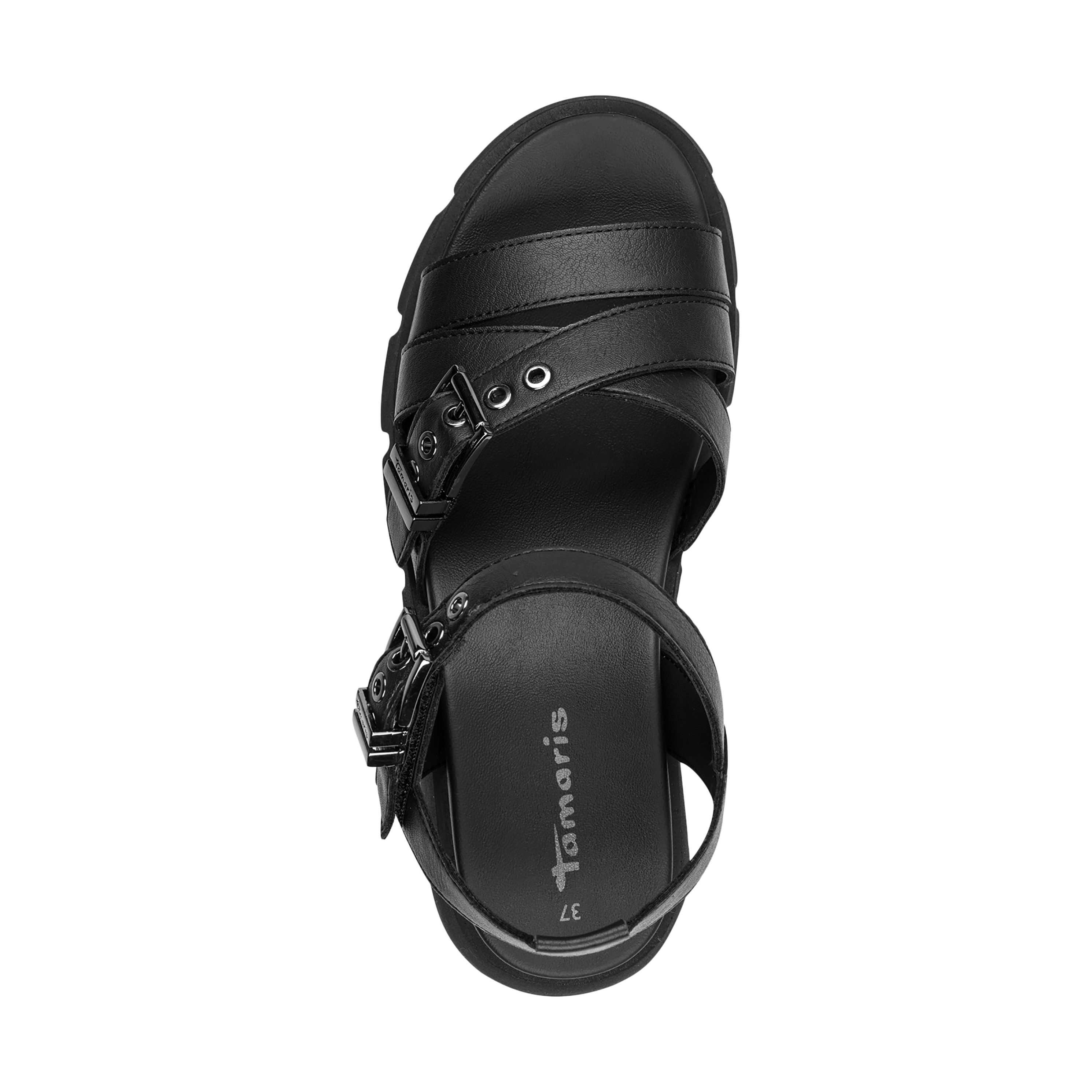 Slingback sandals TAMARIS Black