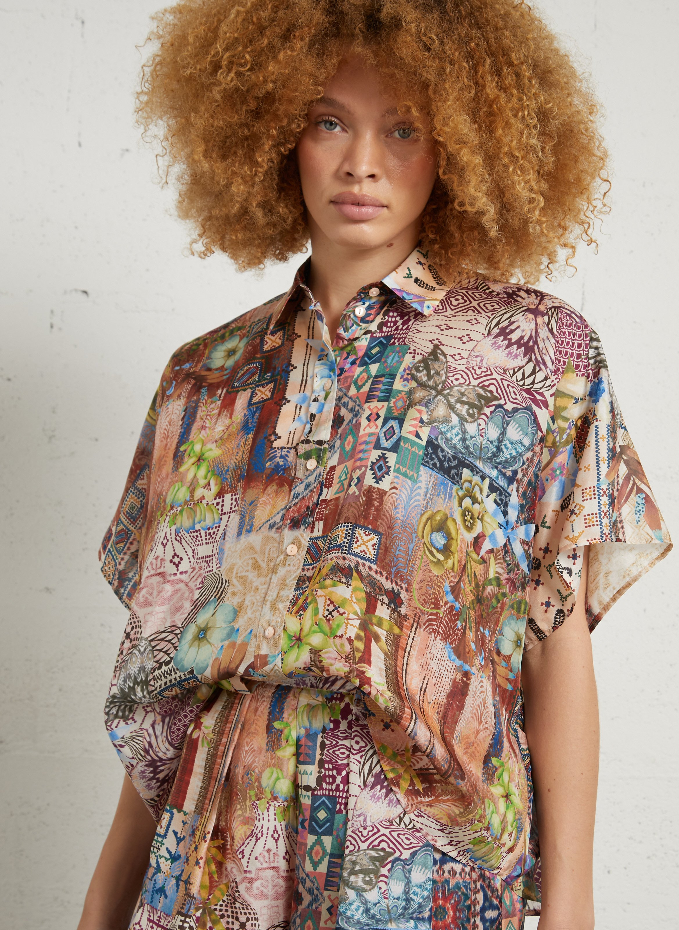 Chemise imprimée col classique MOMONI Multicolore
