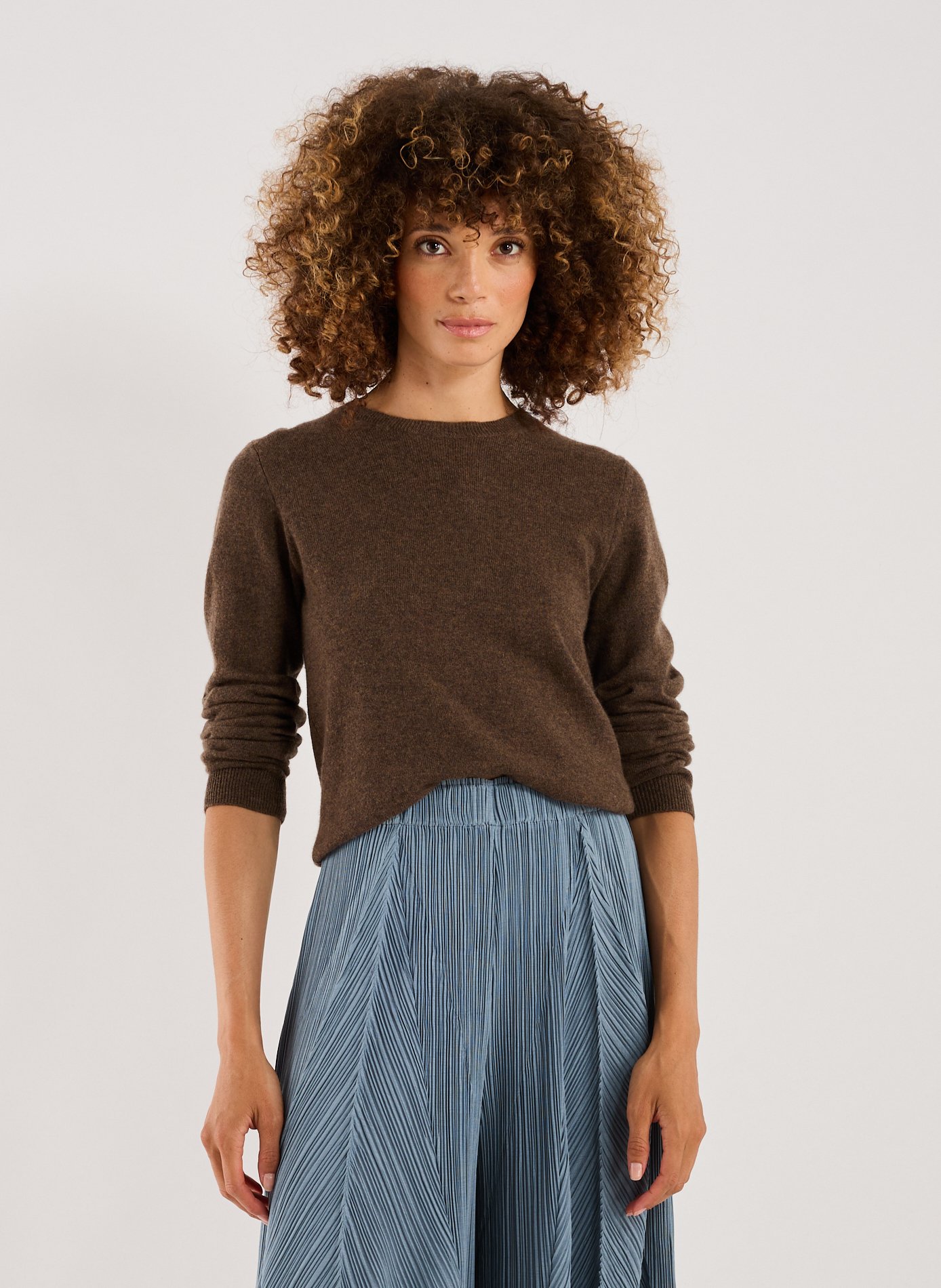 Cashmere sweater AU PRINTEMPS PARIS Brown