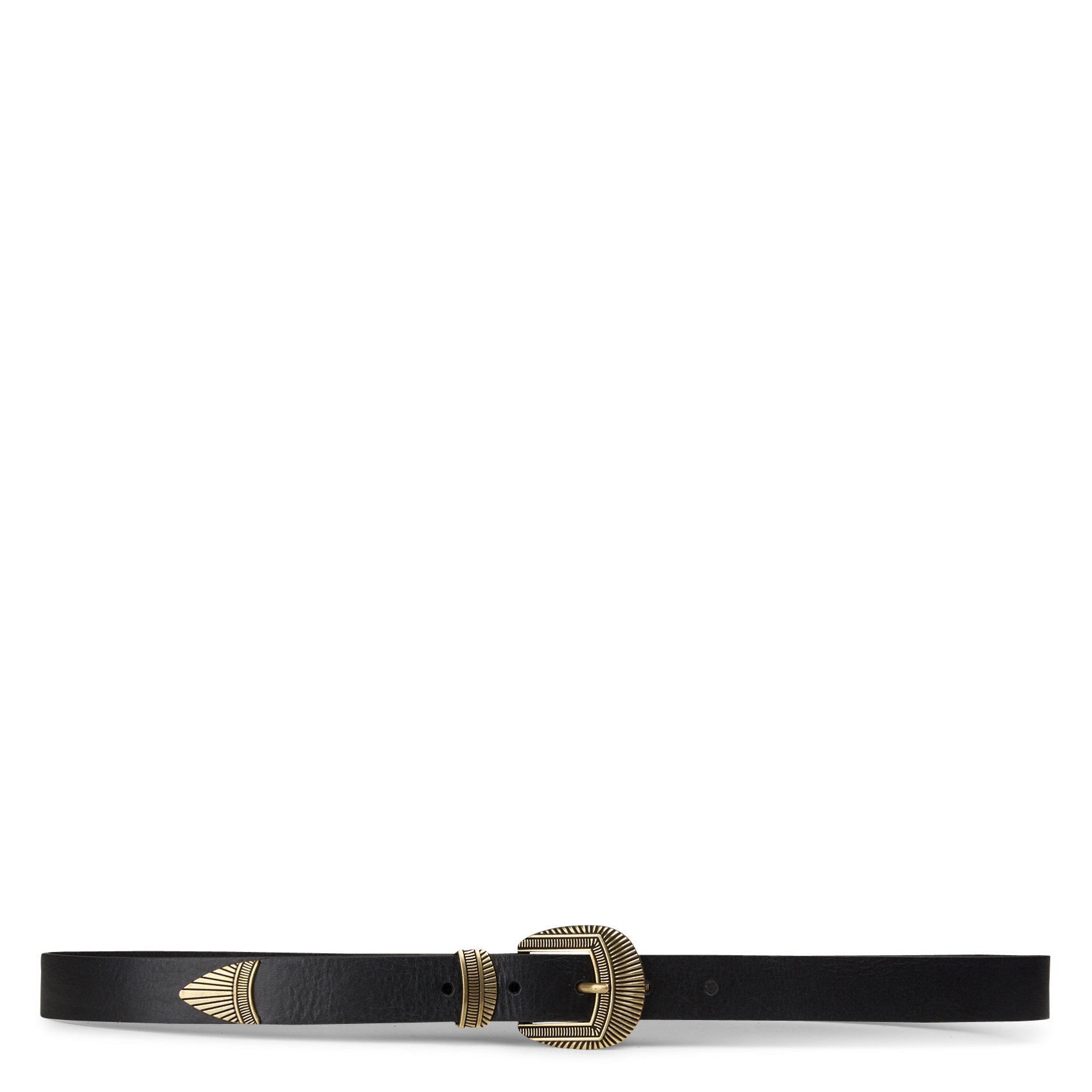 Ceinture en cuir SUD EXPRESS Noir