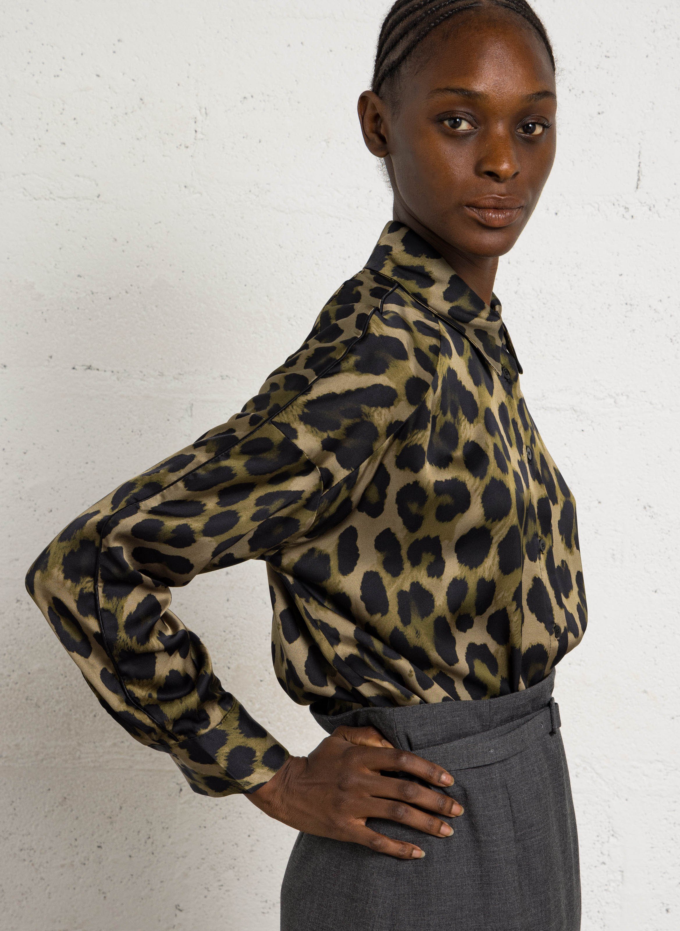 Chemise col classique imprimé animal IMPERIAL