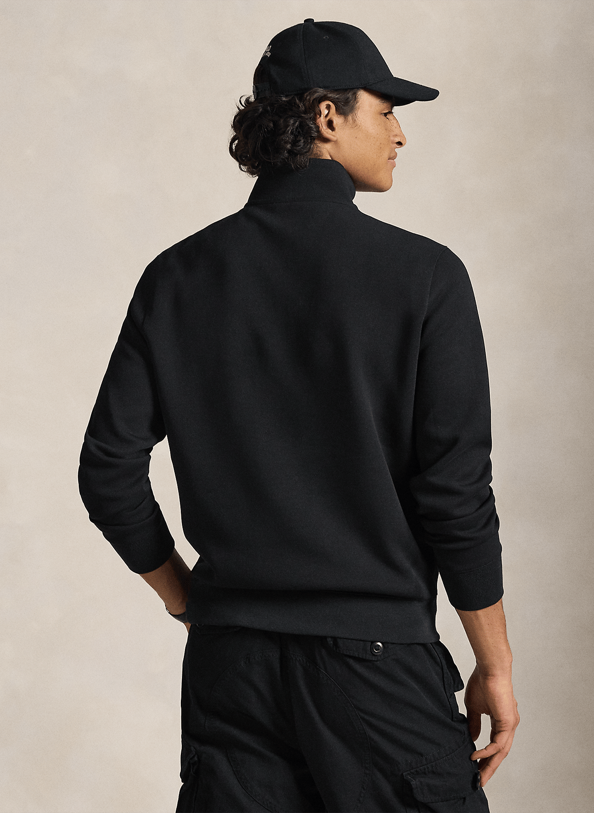 Polo custom-fit en coton piqué POLO RALPH LAUREN Noir